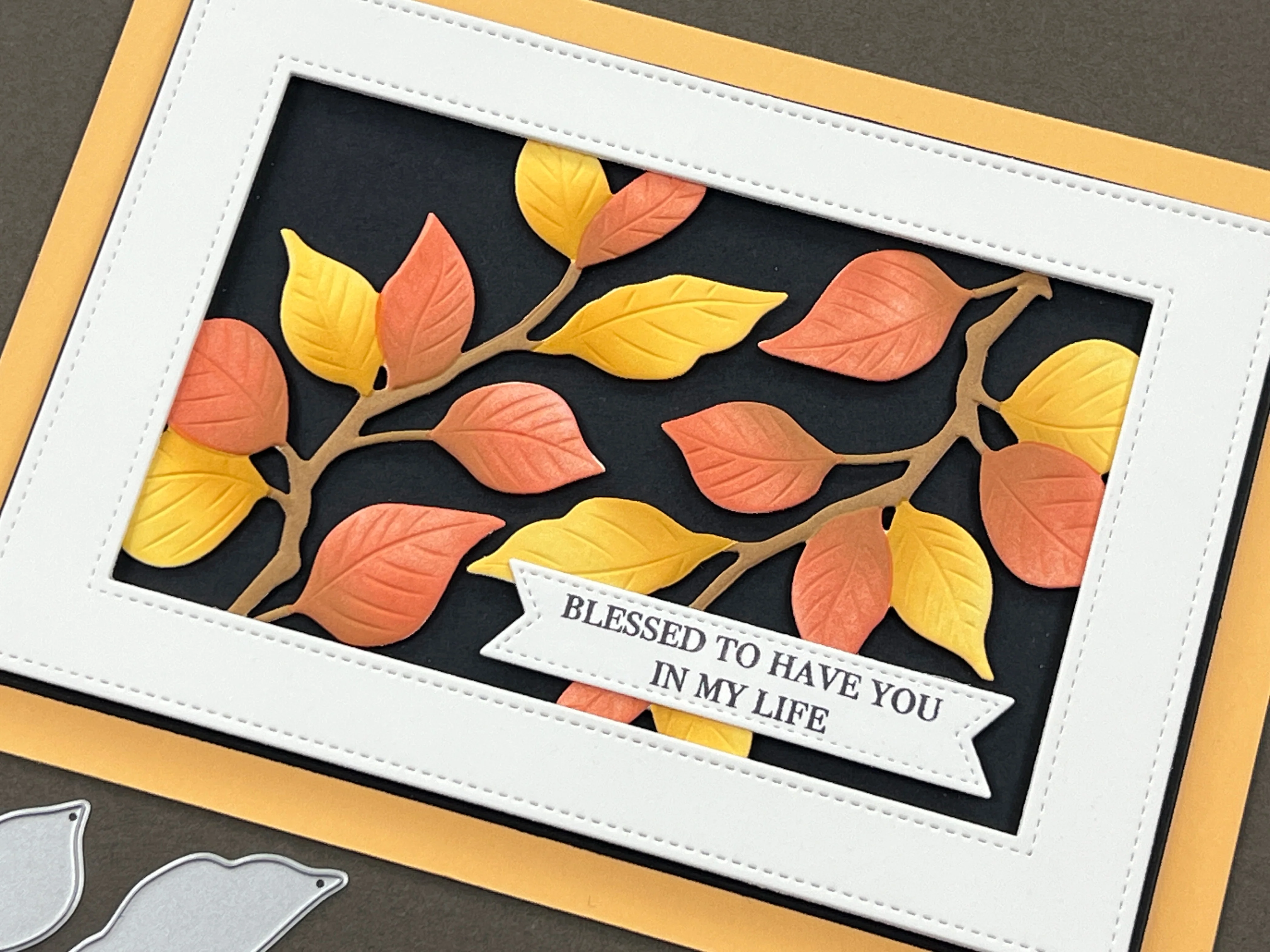 BUNDLE- Serene Branches 3D Embossing Folder, Die and Stencil - Image 3