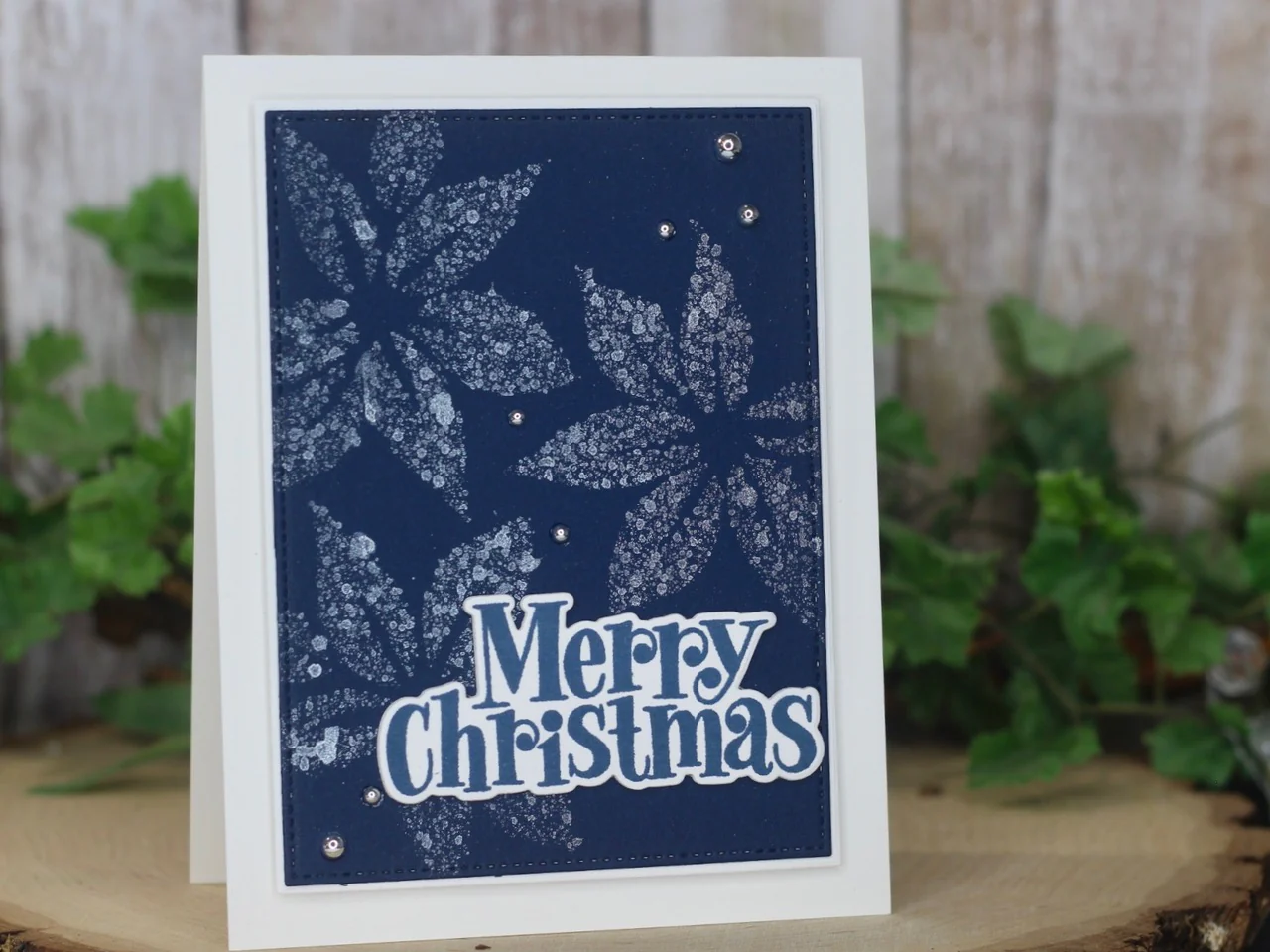 STENCIL- Christmas Flowers Layering Stencils - Image 2