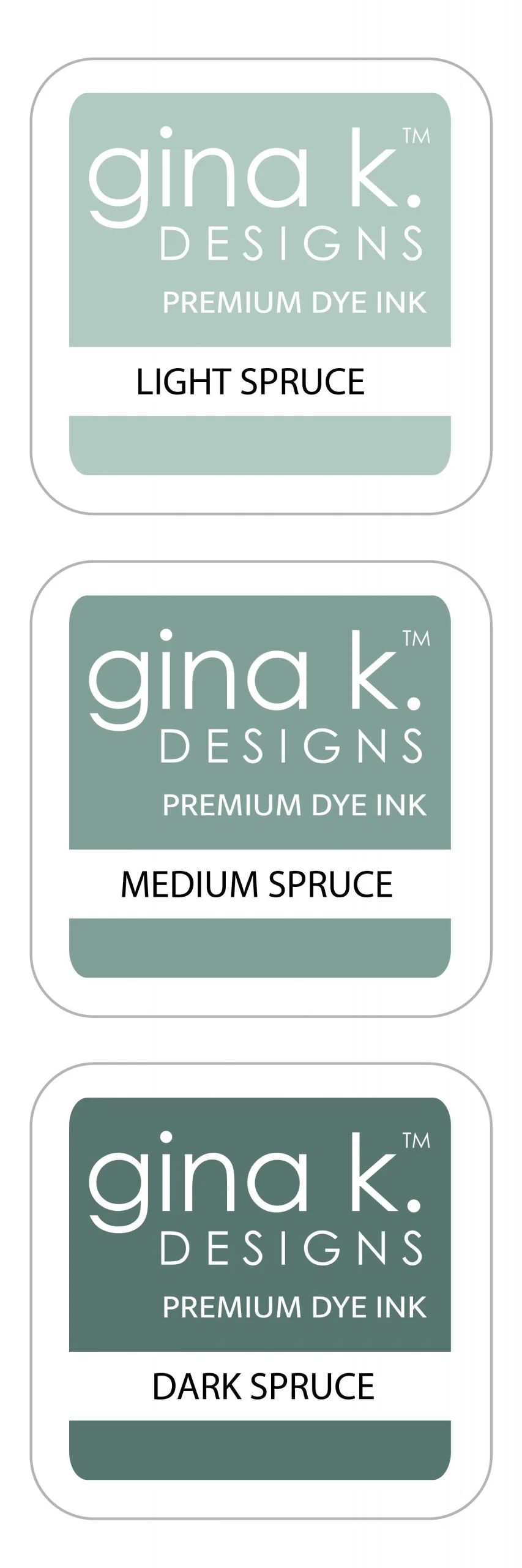 Color Companions INK CUBE SET- Spruce