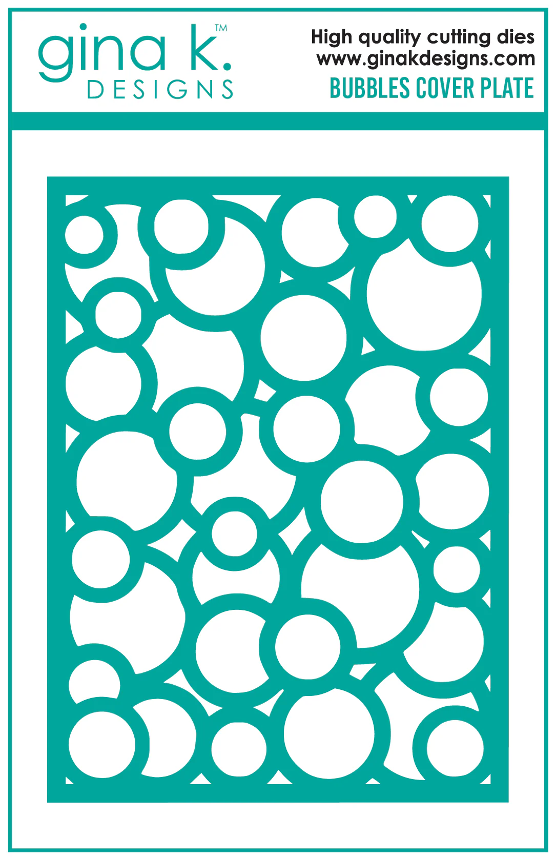 DIE- Bubbles Cover Plate