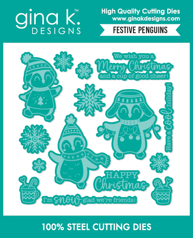 DIE- Festive Penguins