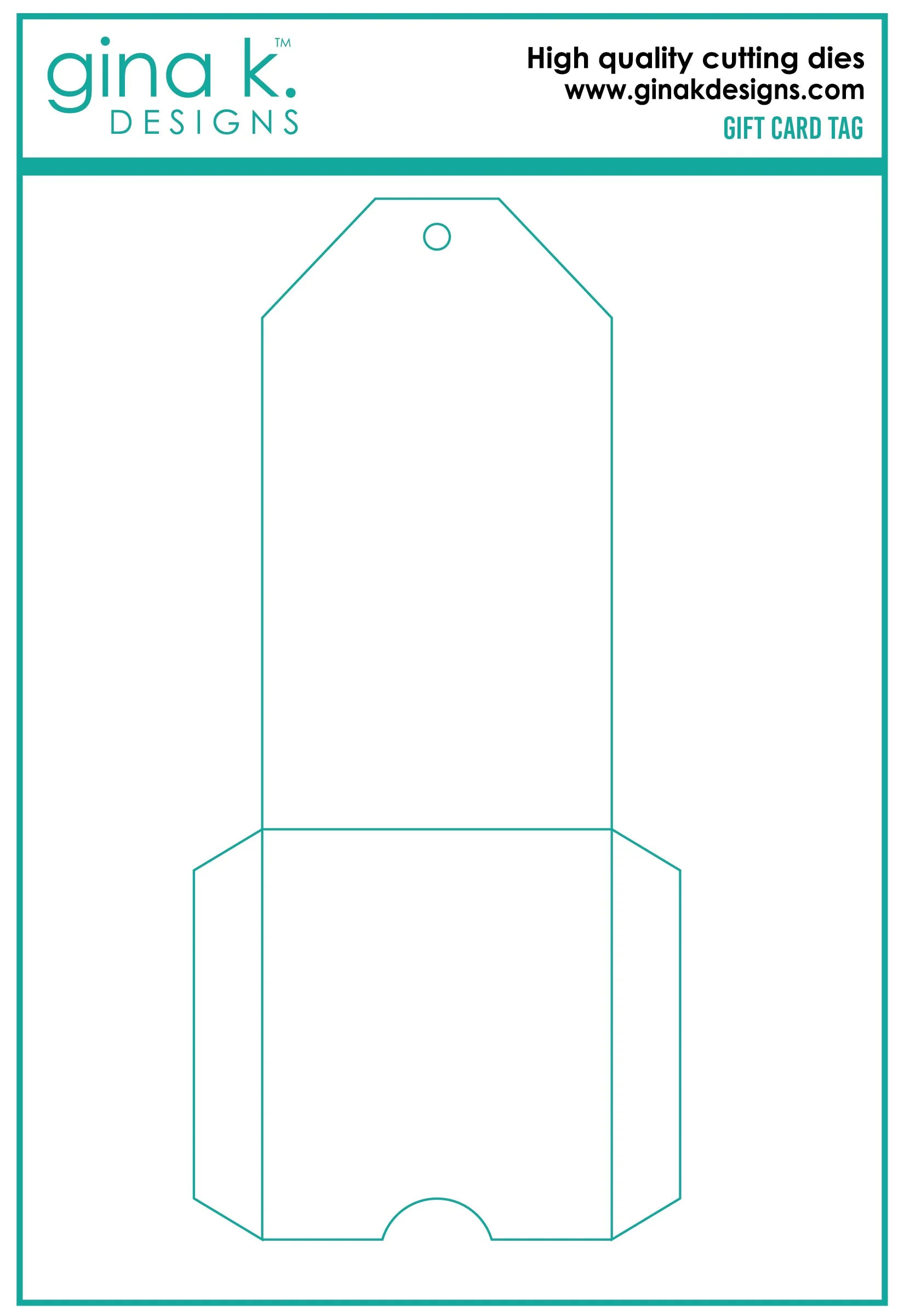 DIE- Gift Card Tag