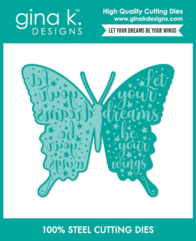 CLEARANCE - NO RETURNS DIE- Let Your Dreams be Your Wings