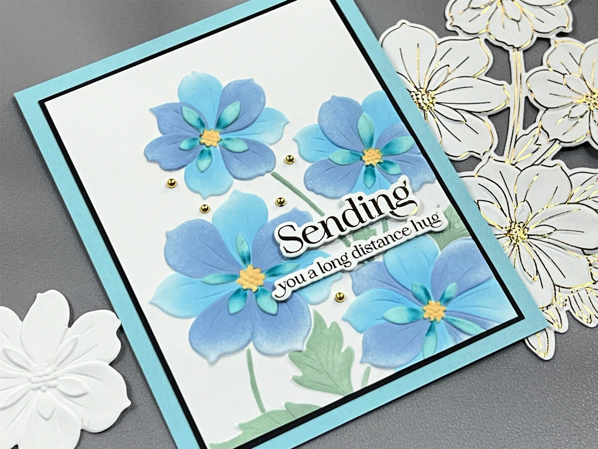 BUNDLE- Ruffled Blooms 3D Embossing Folder, Die and Stencil - Image 3