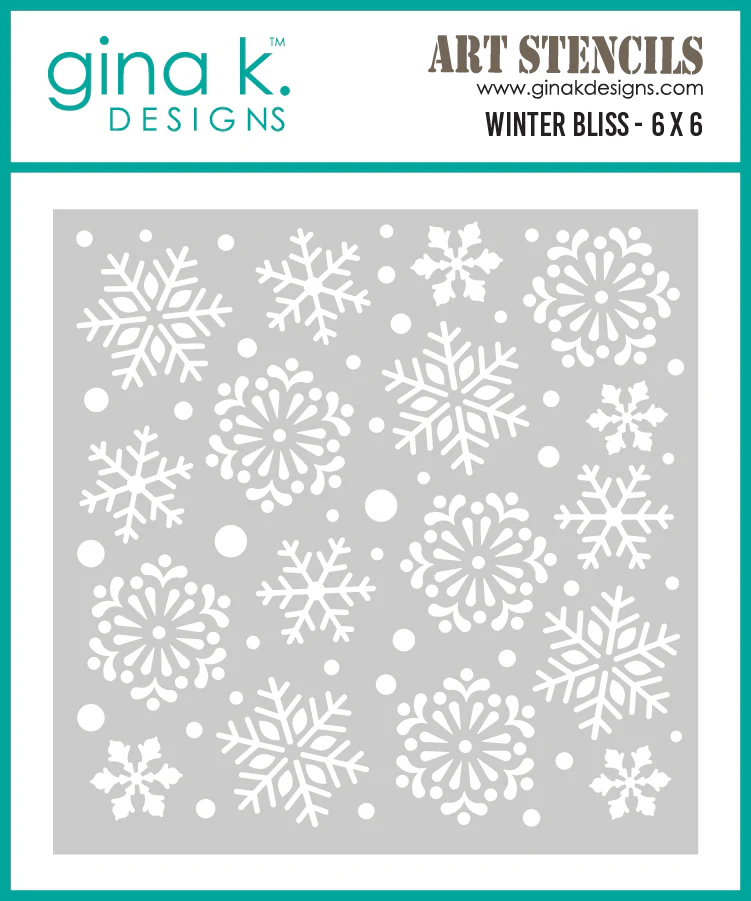 STENCIL- Winter Bliss