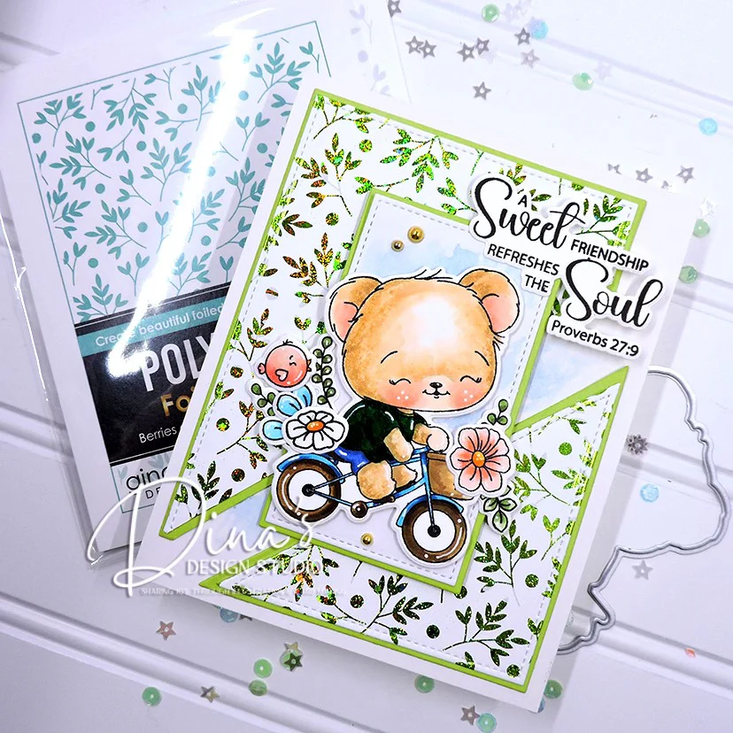 POLY-GLAZE Foiling Sheets- Berries and Vines - Image 3