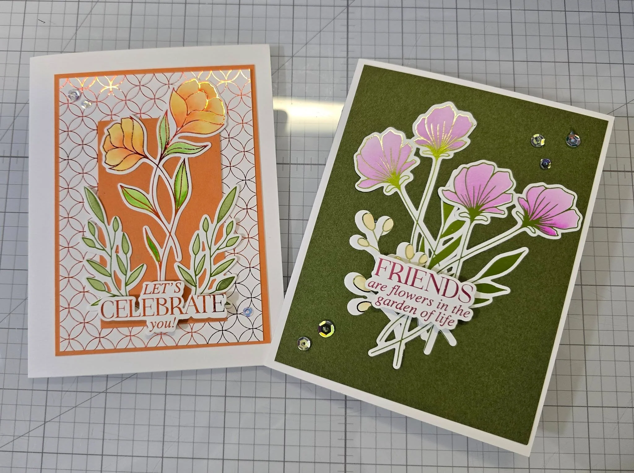 POLY-GLAZE Foiling Sheets- Floral Friendship - Image 2
