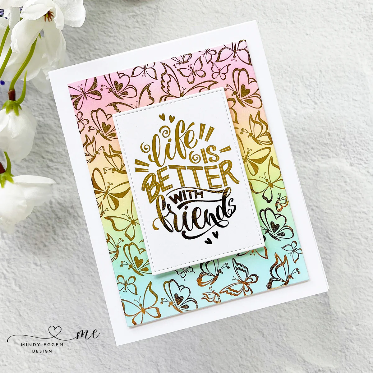 POLY-GLAZE Foiling Sheets- Flutterby Friends - Image 2