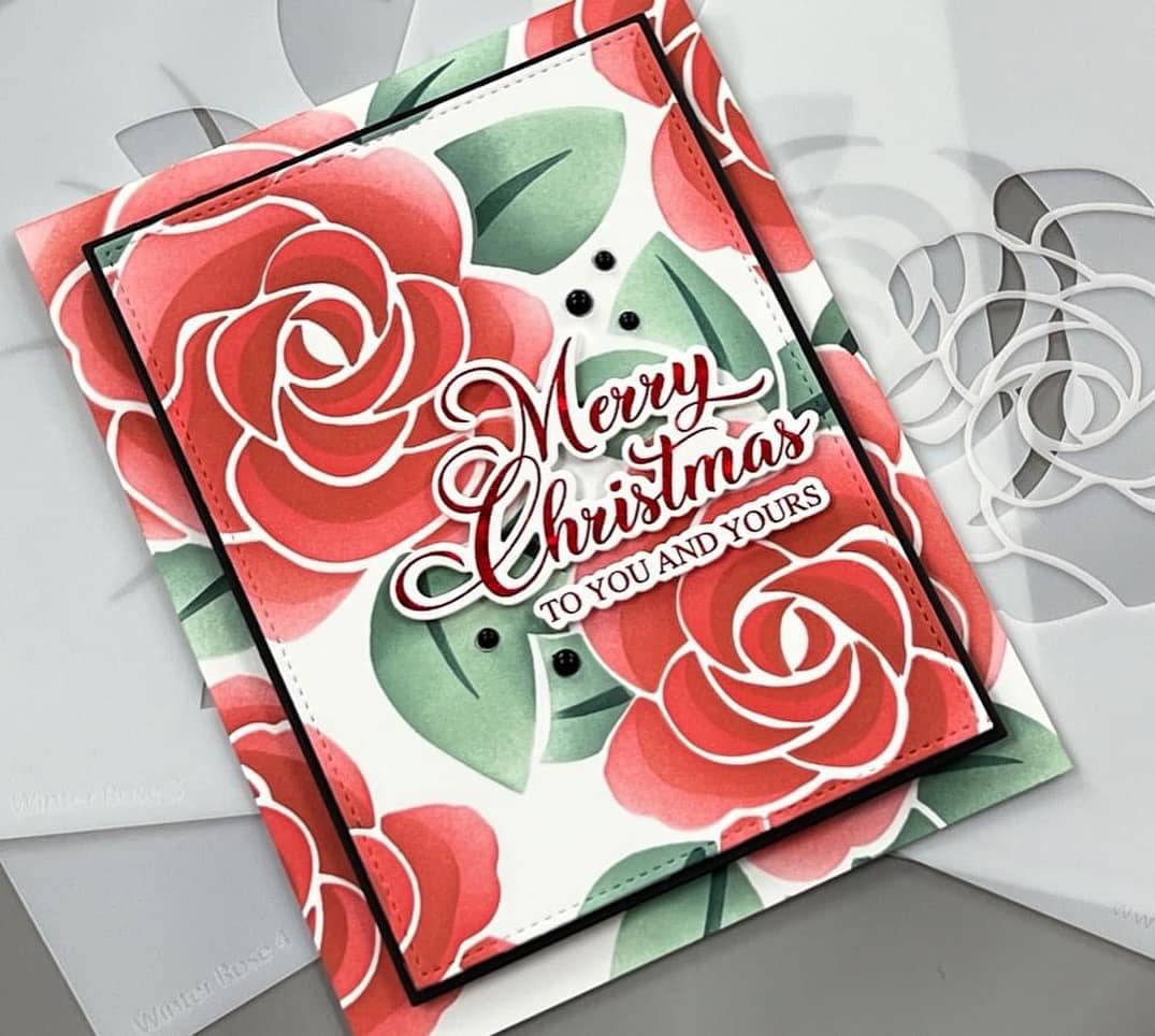 POLY-GLAZE Foiling Sheets- Holiday Floral Greetings - Image 2