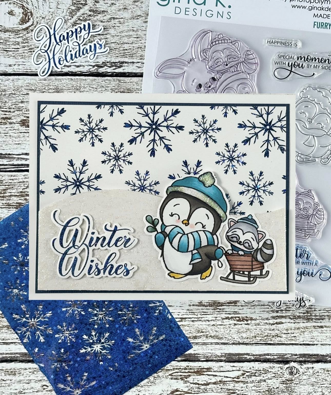 POLY-GLAZE Foiling Sheets- Holiday Floral Greetings - Image 3