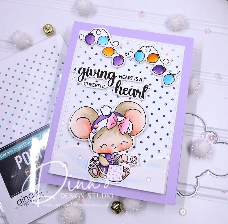 POLY-GLAZE Foiling Sheets- Tiny Dots - Image 2