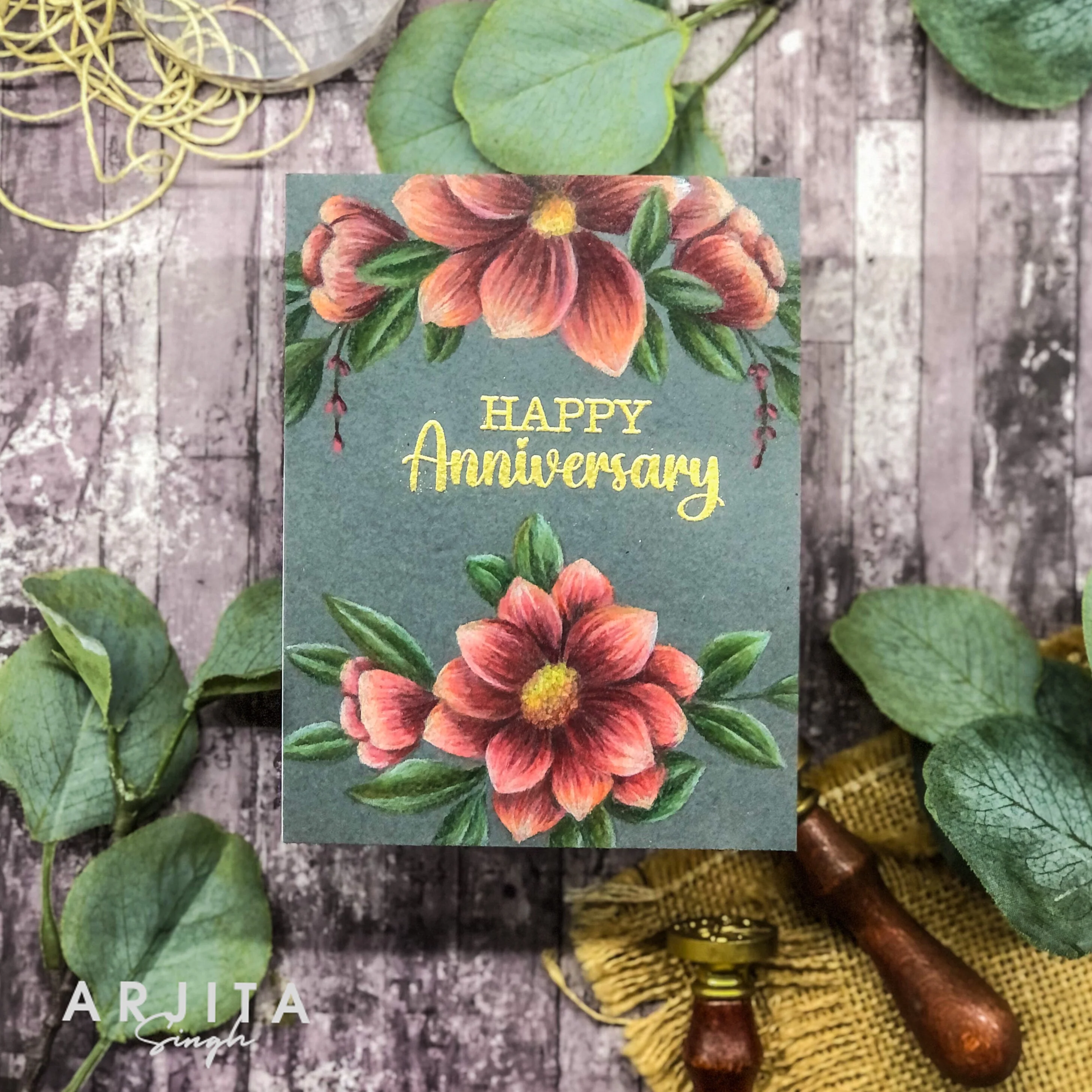 STAMPS- Anniversary Flowers - Image 13