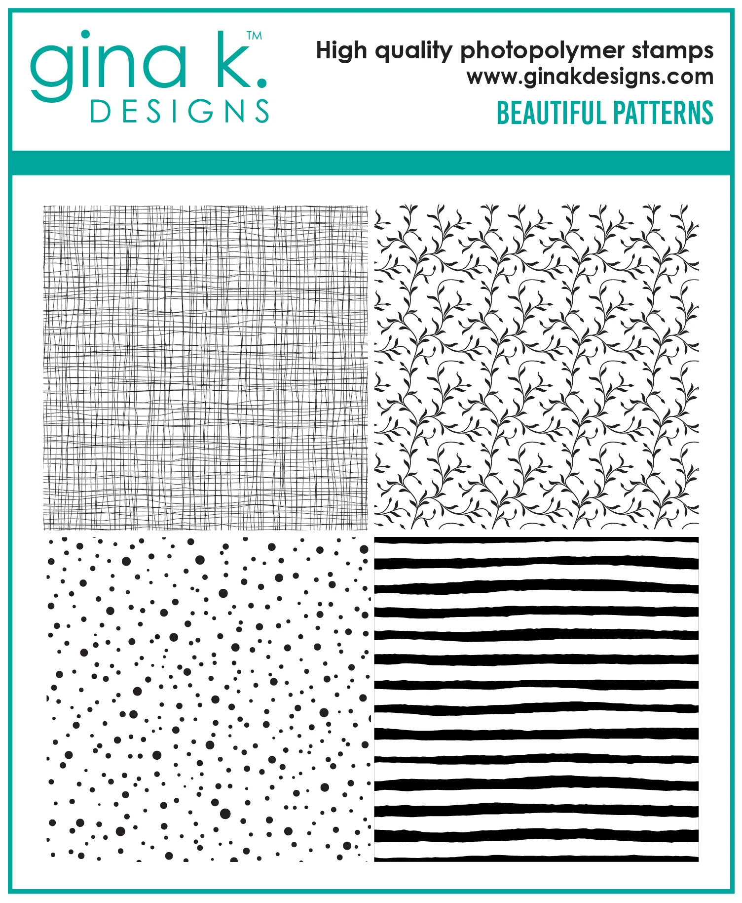 STAMPS- Beautiful Patterns Background Stamp