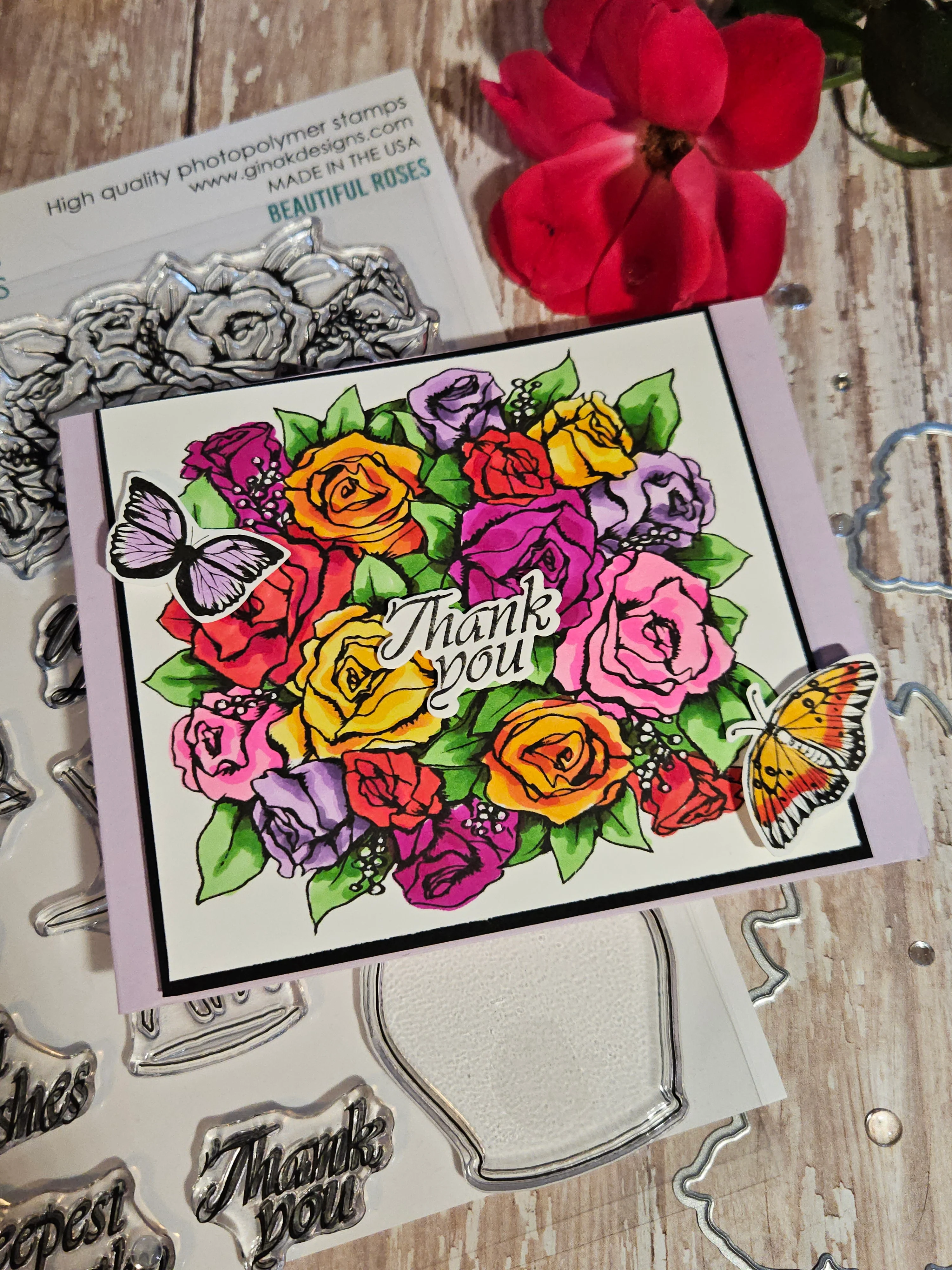 STAMPS- Beautiful Roses - Image 5