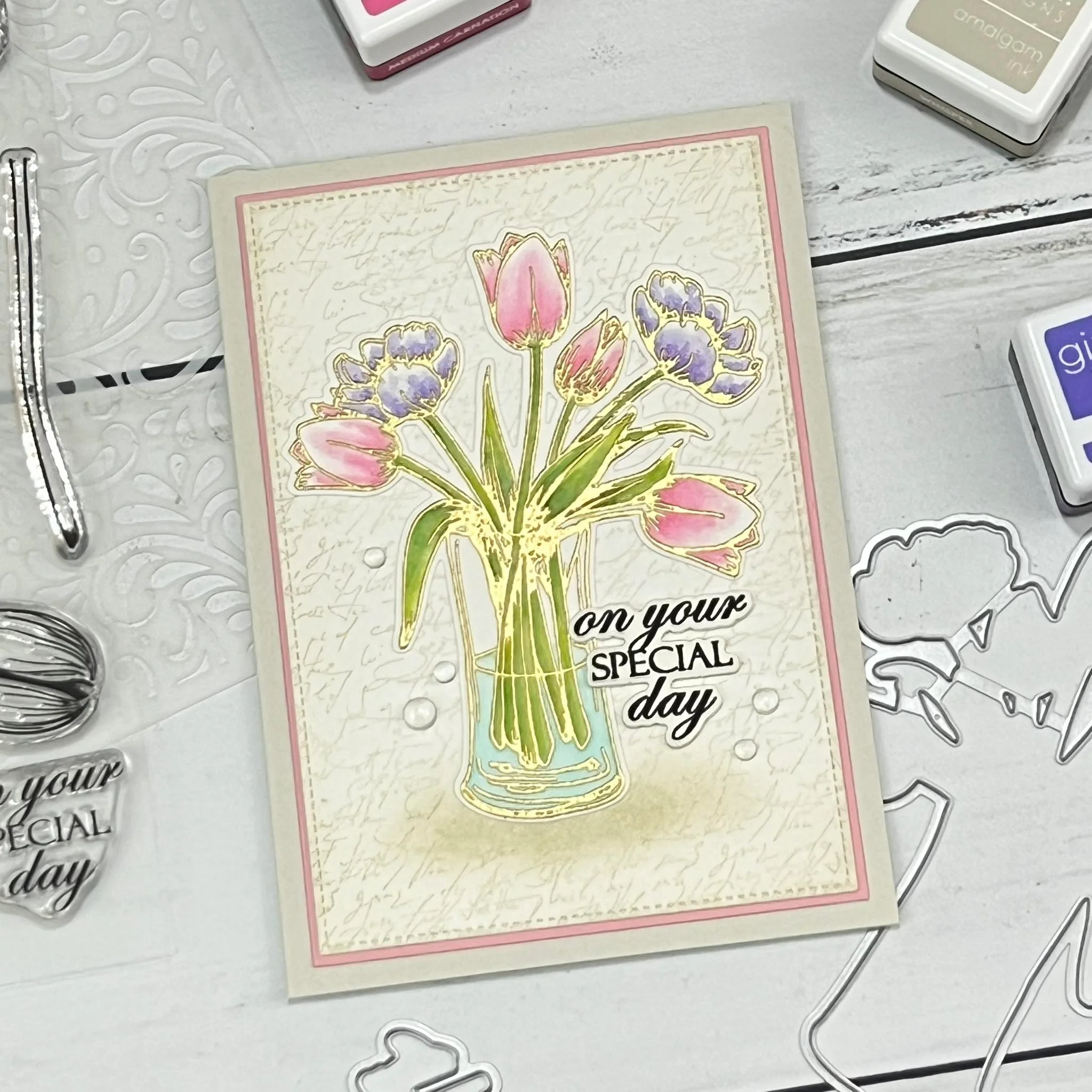 STAMPS- Beautiful Tulips - Image 3