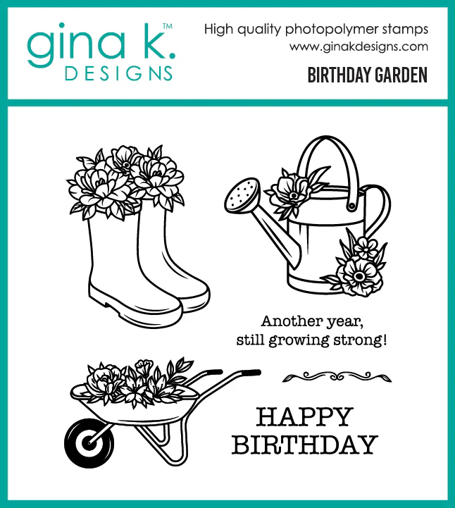 *STAMPS- Birthday Garden
