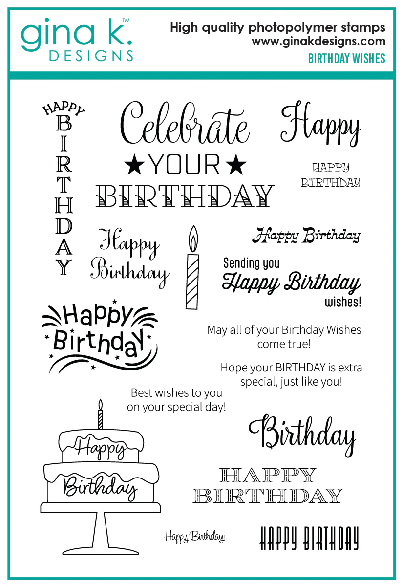 STAMPS- Birthday Wishes