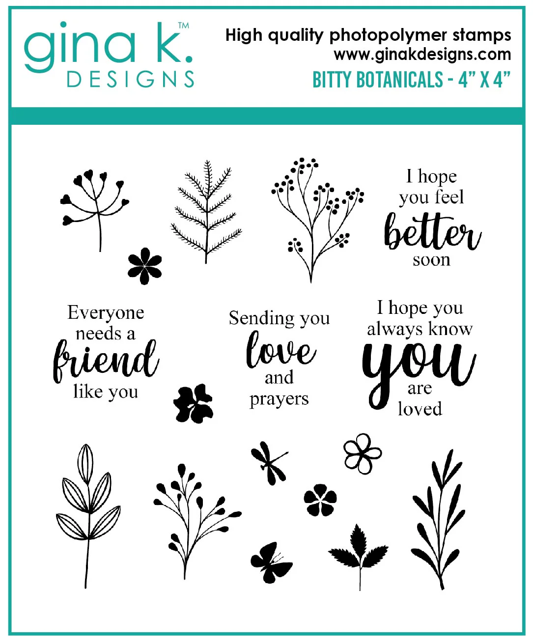 STAMPS- Bitty Botanicals MINI