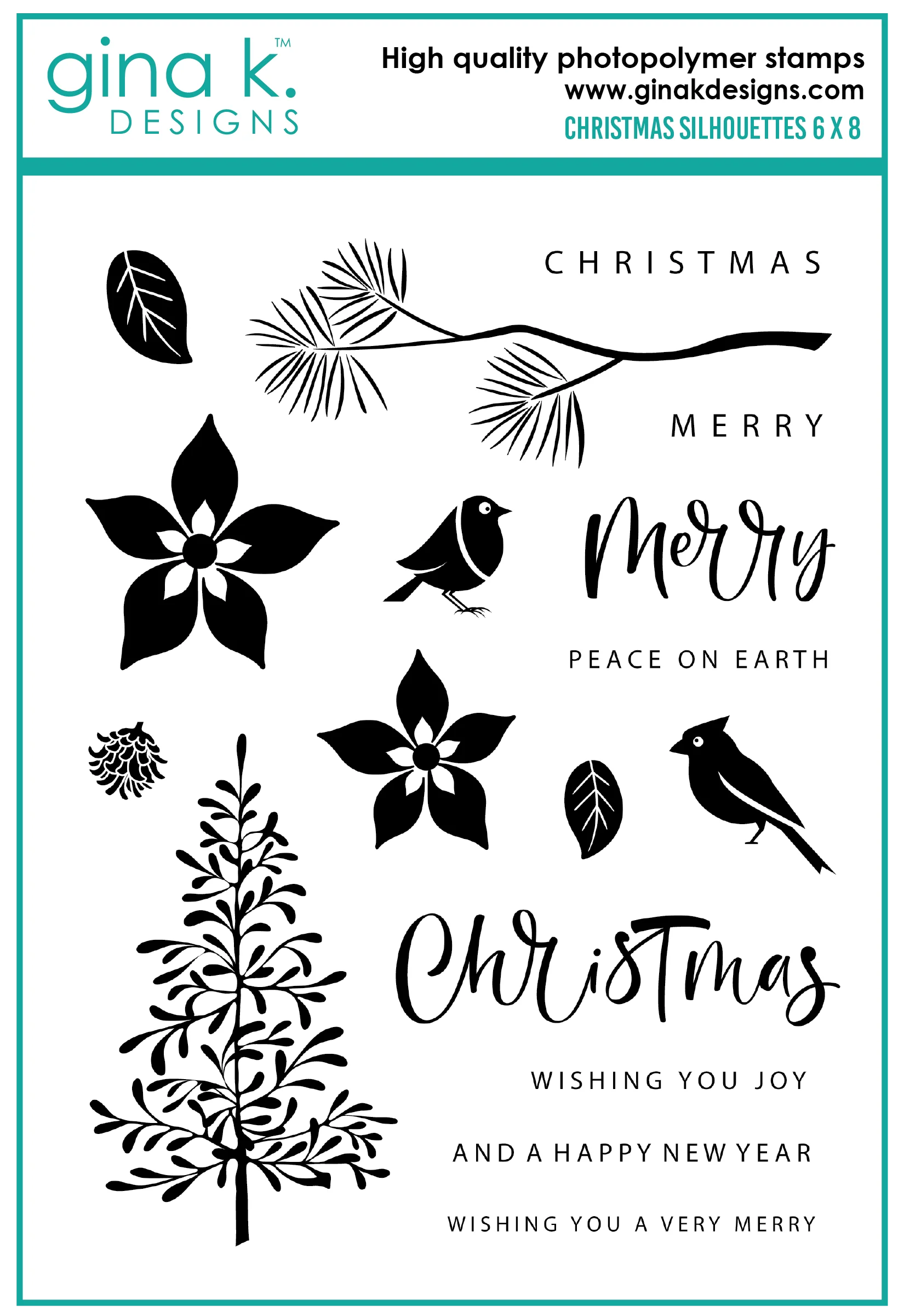 STAMPS- Christmas Silhouettes