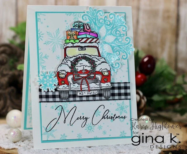 STAMPS- Delicate Snowflake Background Stamp - Image 2