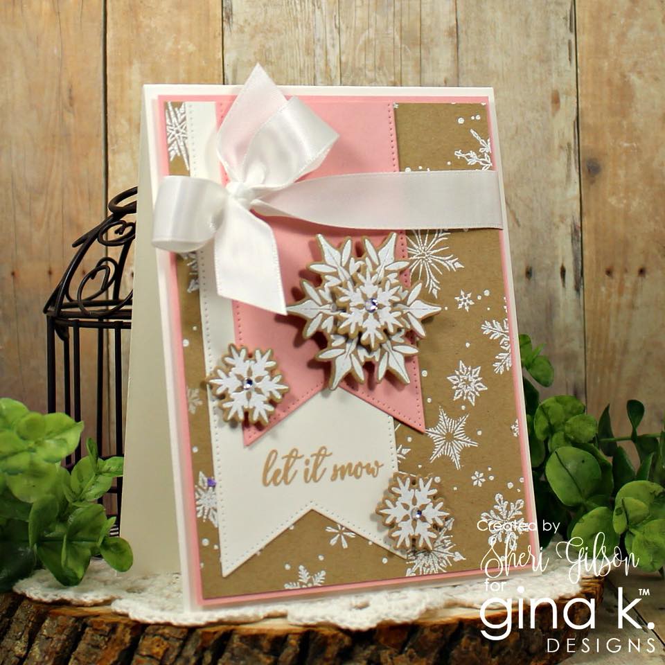 STAMPS- Delicate Snowflake Background Stamp - Image 4
