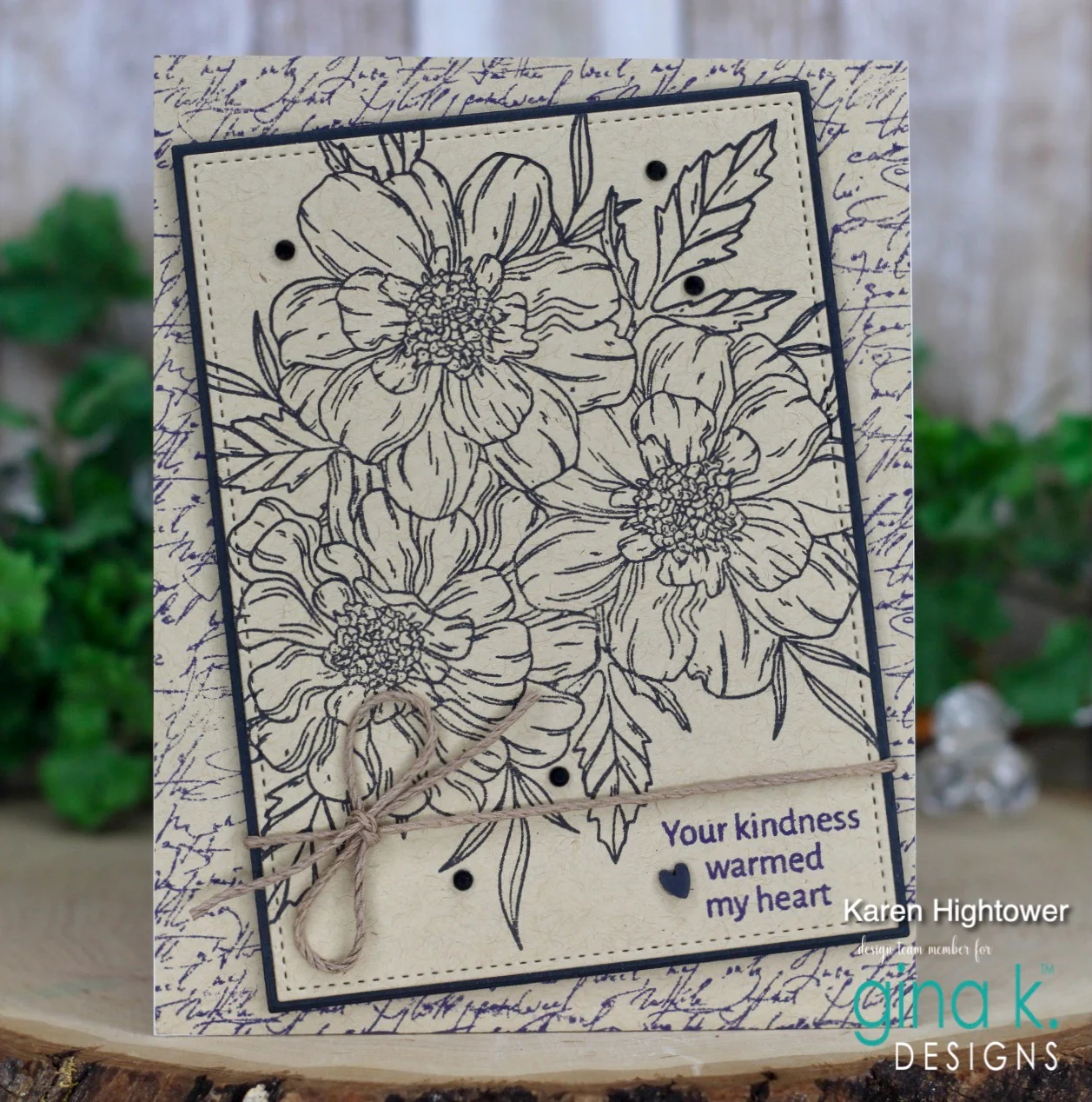 STAMPS- Elegant Script Background Stamp - Image 4