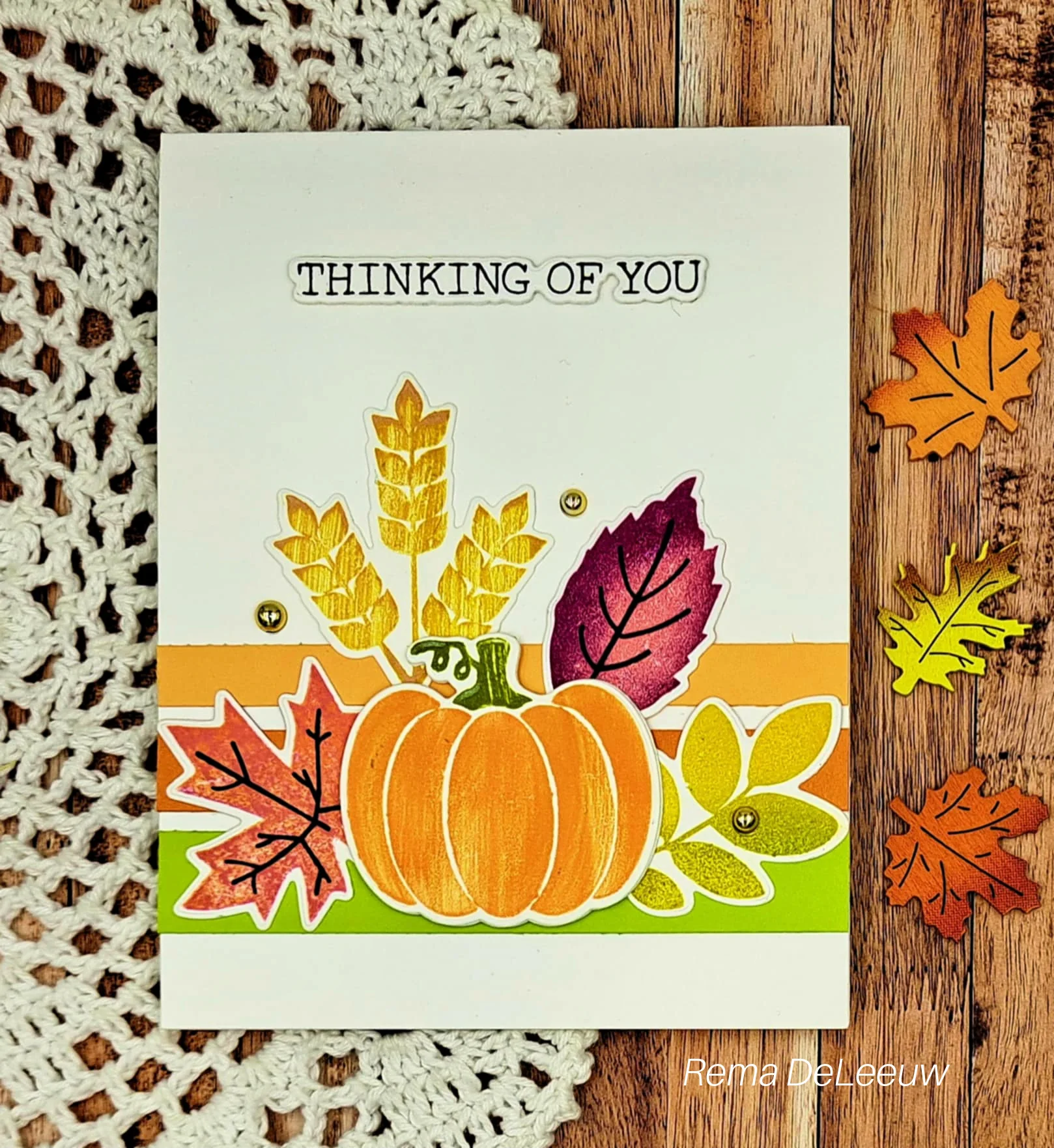 CLEARANCE - NO RETURNS STAMPS- Fall Silhouette - Image 3