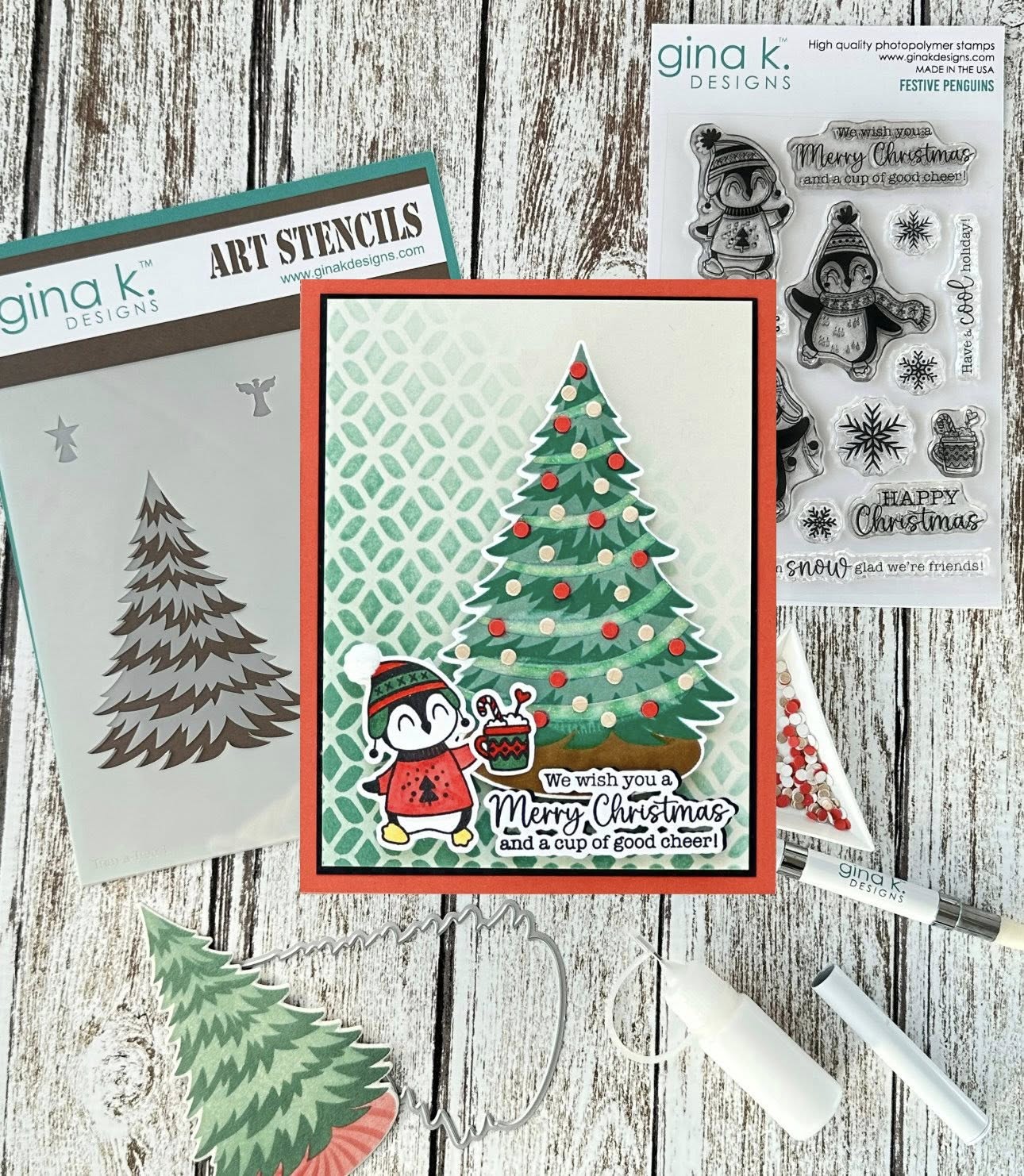 STAMPS- Festive Penguins - Image 5