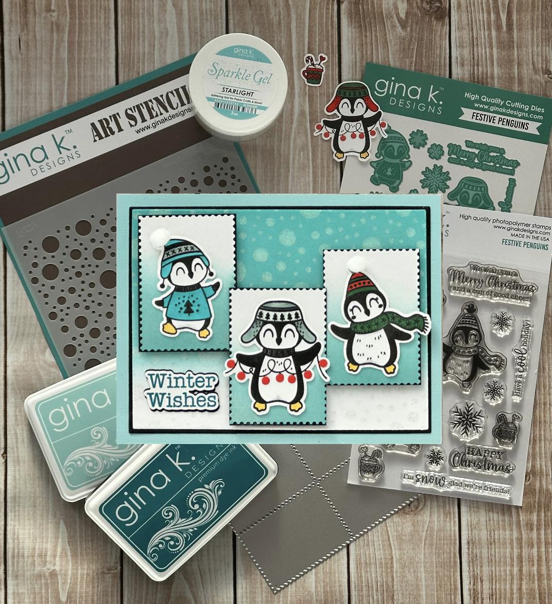 STAMPS- Festive Penguins - Image 6