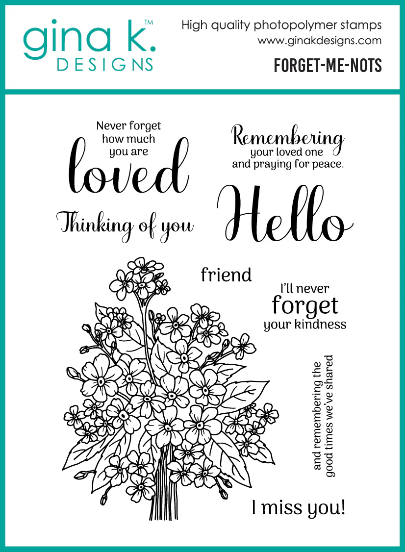 STAMPS- Forget Me Nots