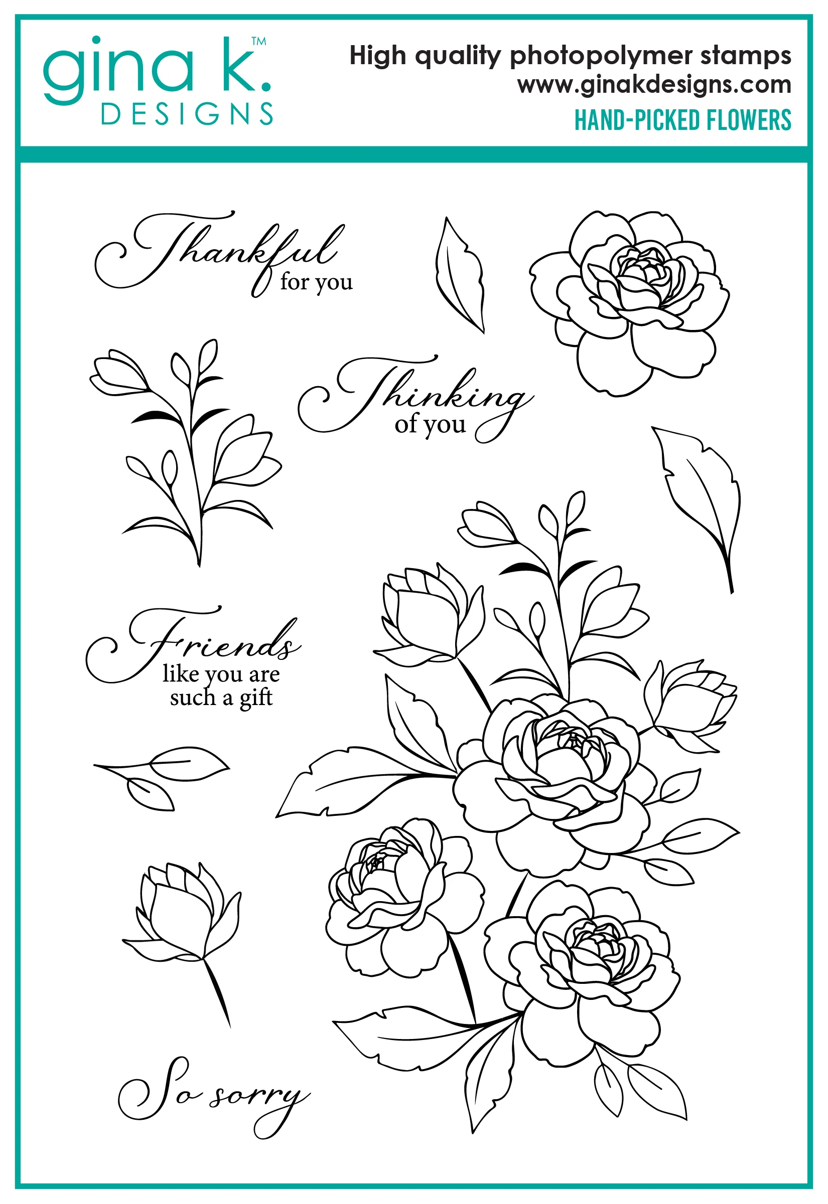 STAMPS- Hand-Picked Flowers