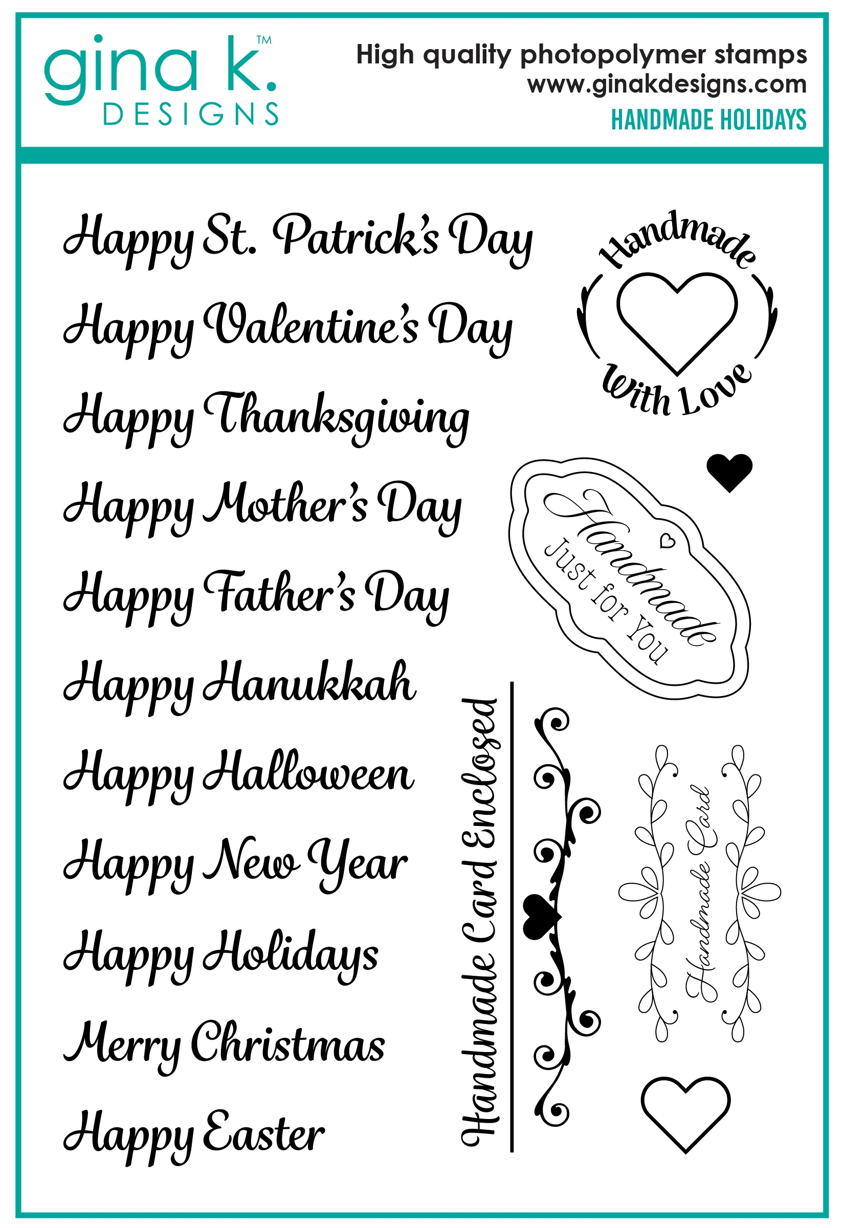 STAMPS- Handmade Holidays