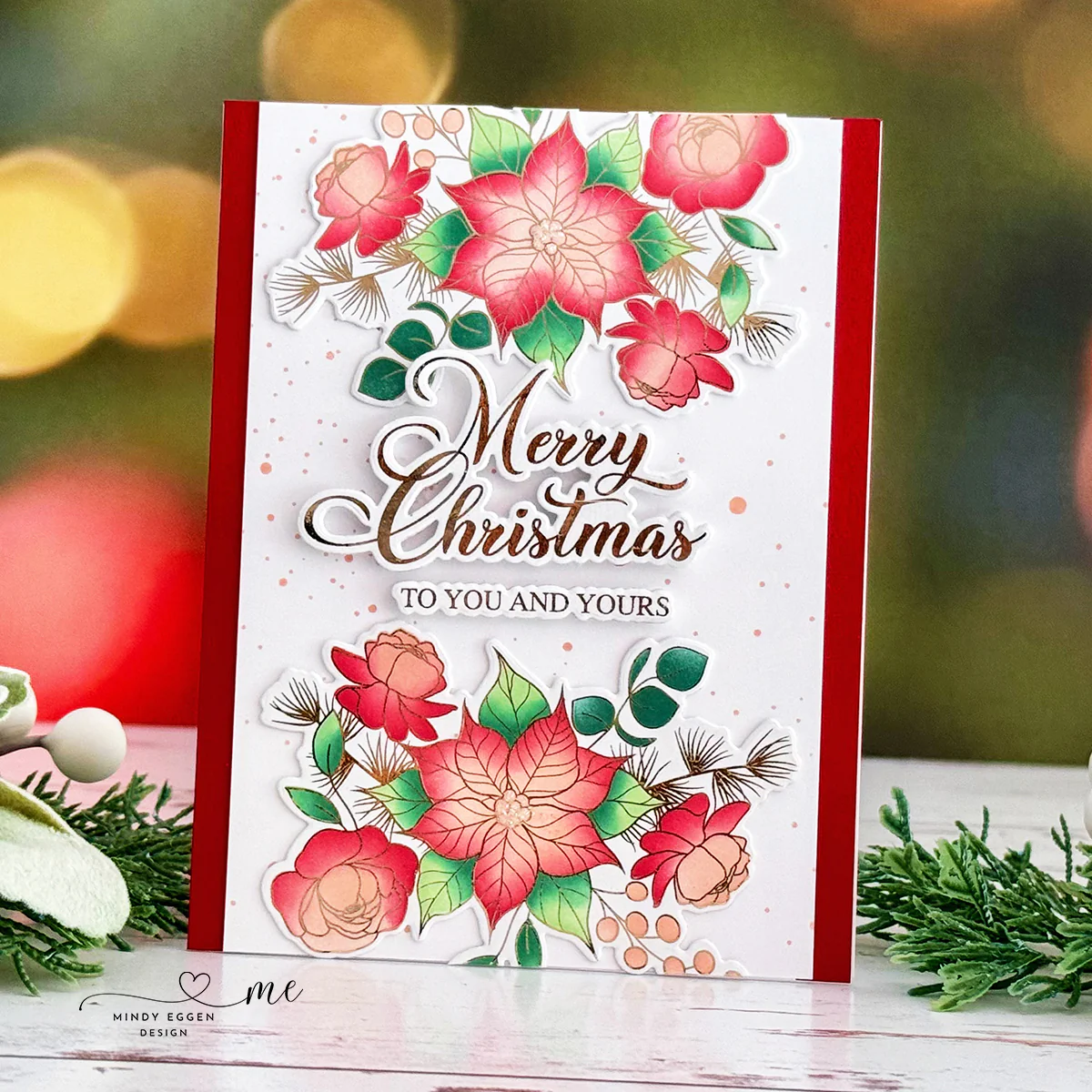 POLY-GLAZE Foiling Sheets- Holiday Floral - Image 2