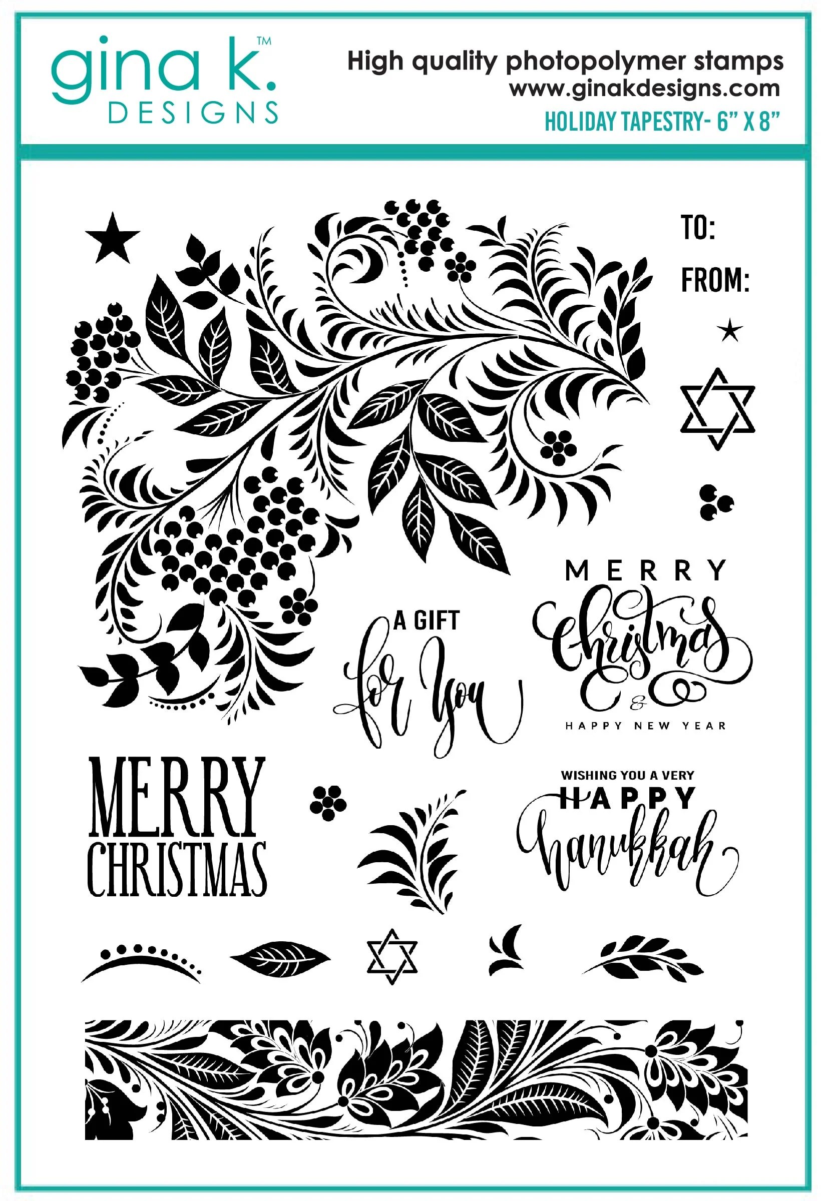 STAMPS- Holiday Tapestry