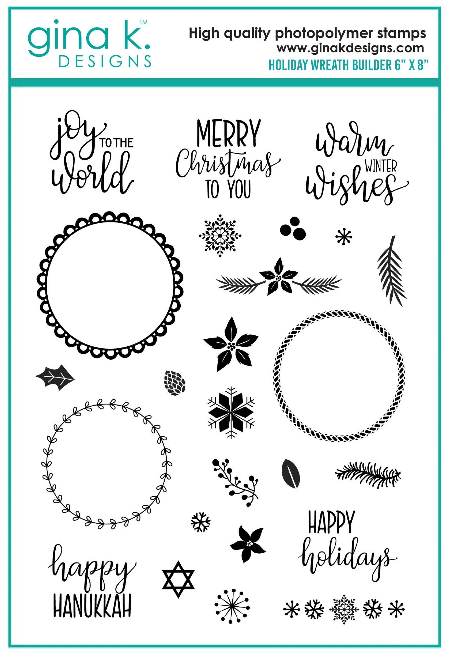 STAMPS- Holiday Wreath Builder