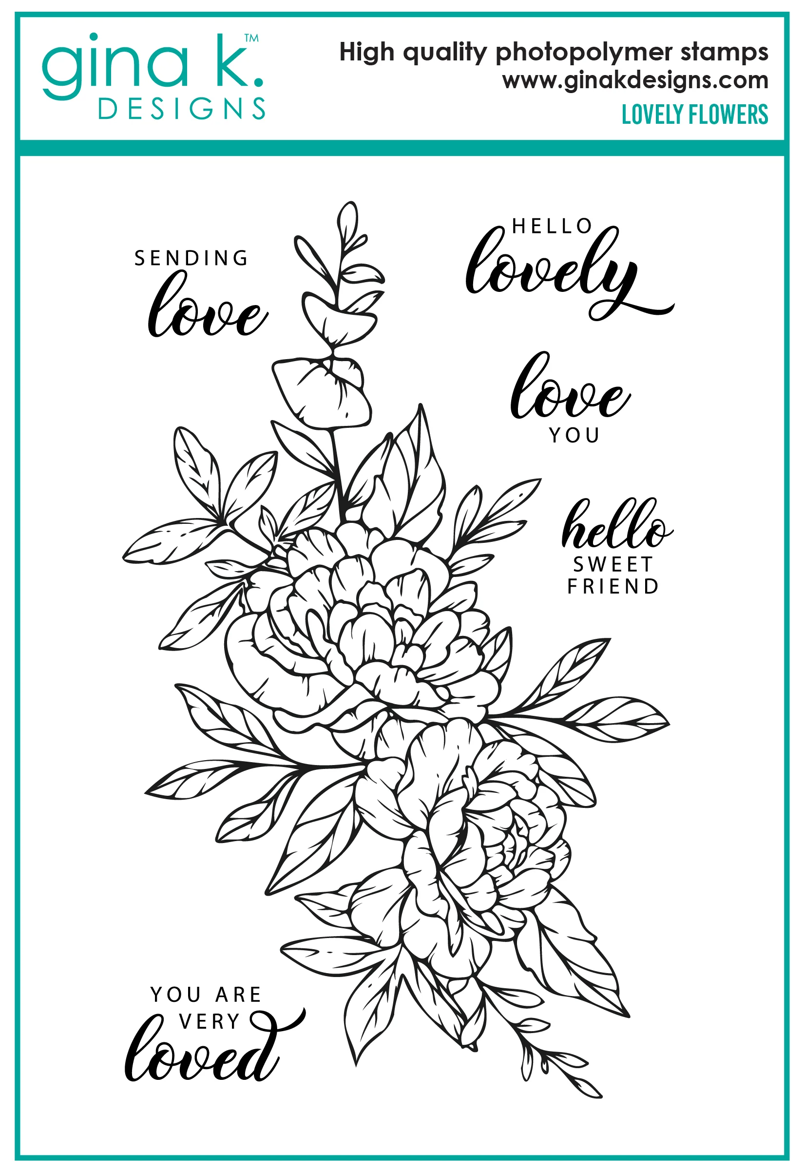 STAMPS- Lovely Flowers
