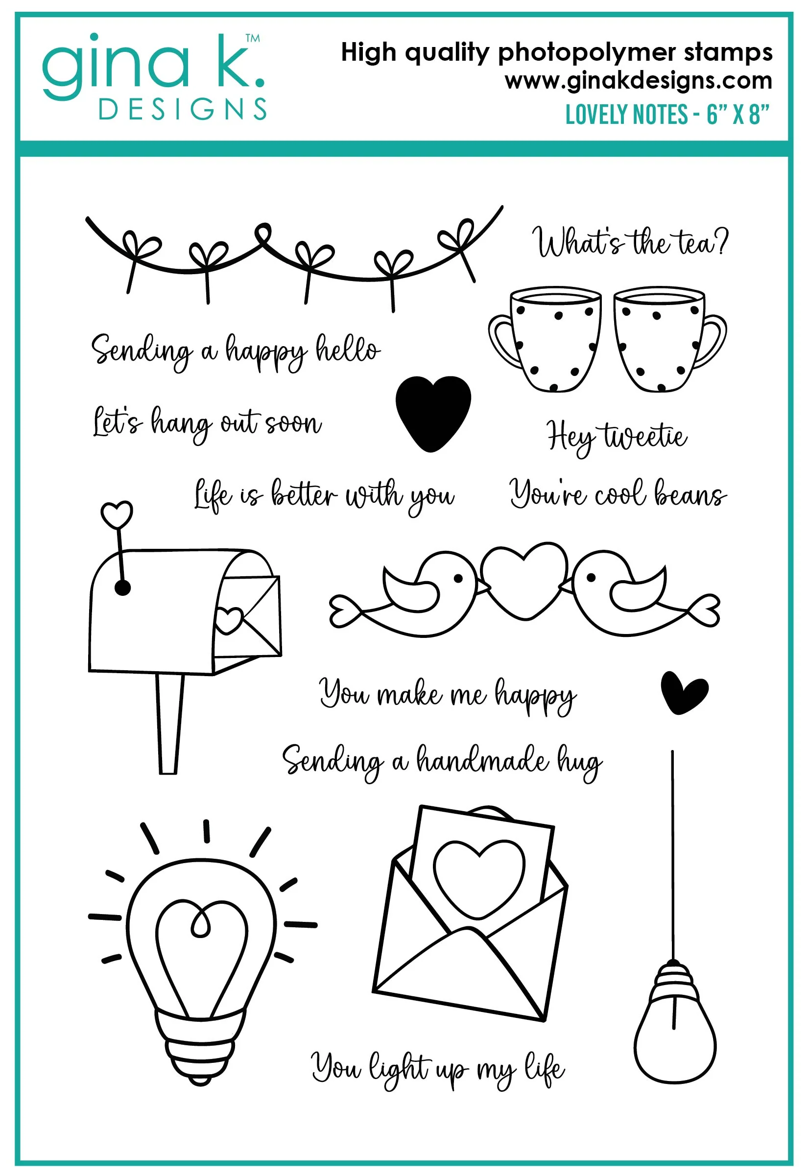 STAMPS- Lovely Notes