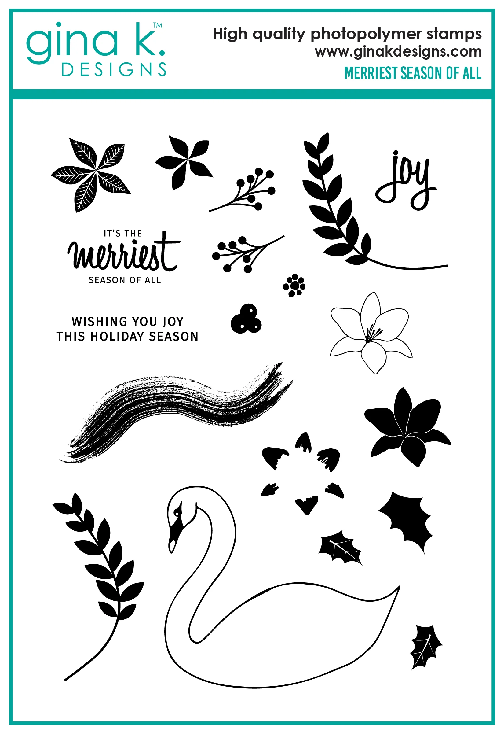CLEARANCE - NO RETURNS STAMPS- Merriest Season of All