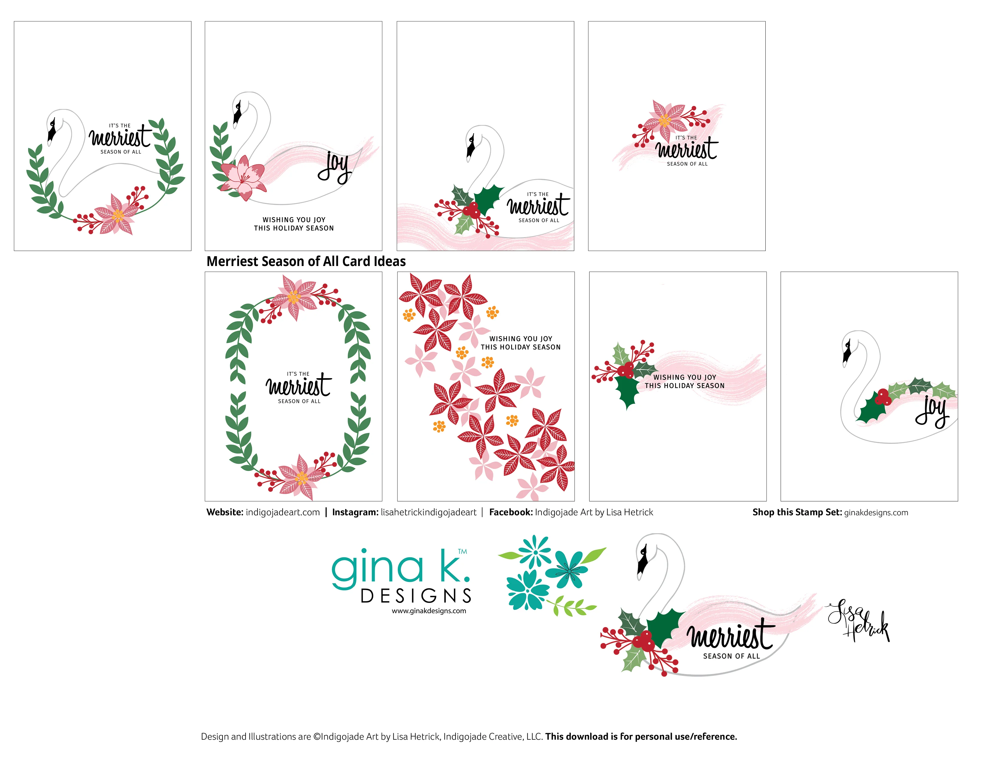 CLEARANCE - NO RETURNS STAMPS- Merriest Season of All - Image 2