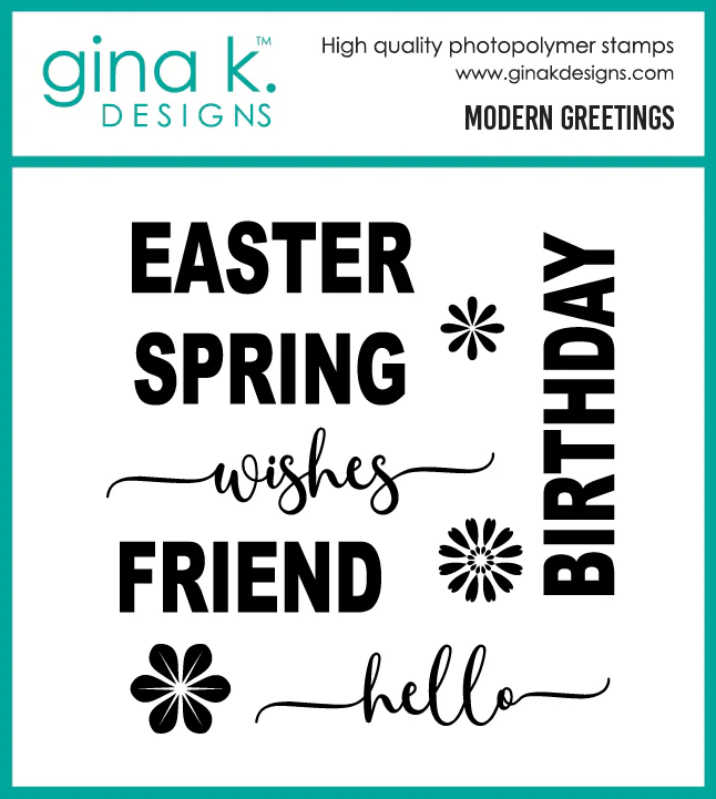 *STAMPS- Modern Greetings