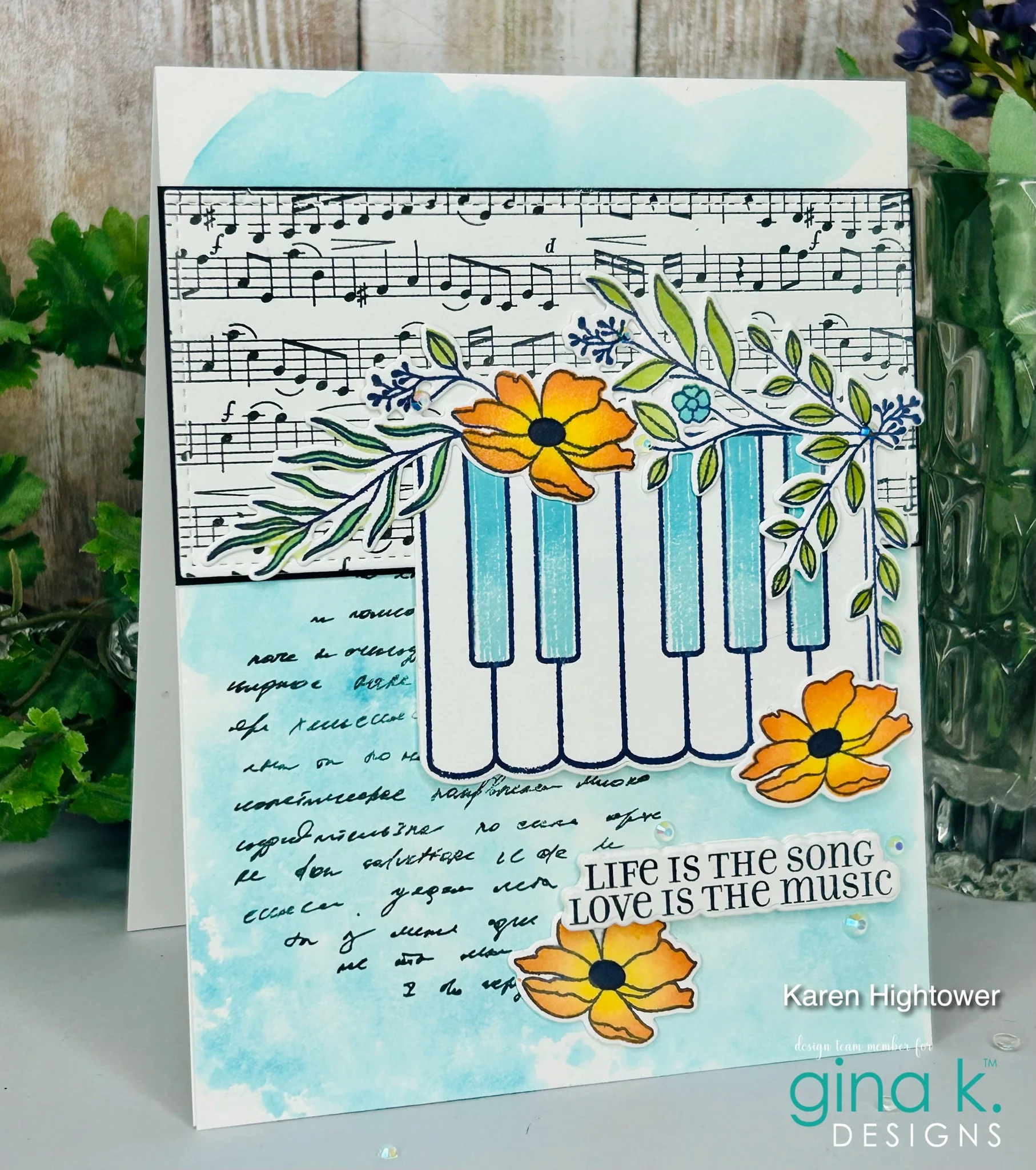 STAMPS- Music Medley Background Stamp - Image 7