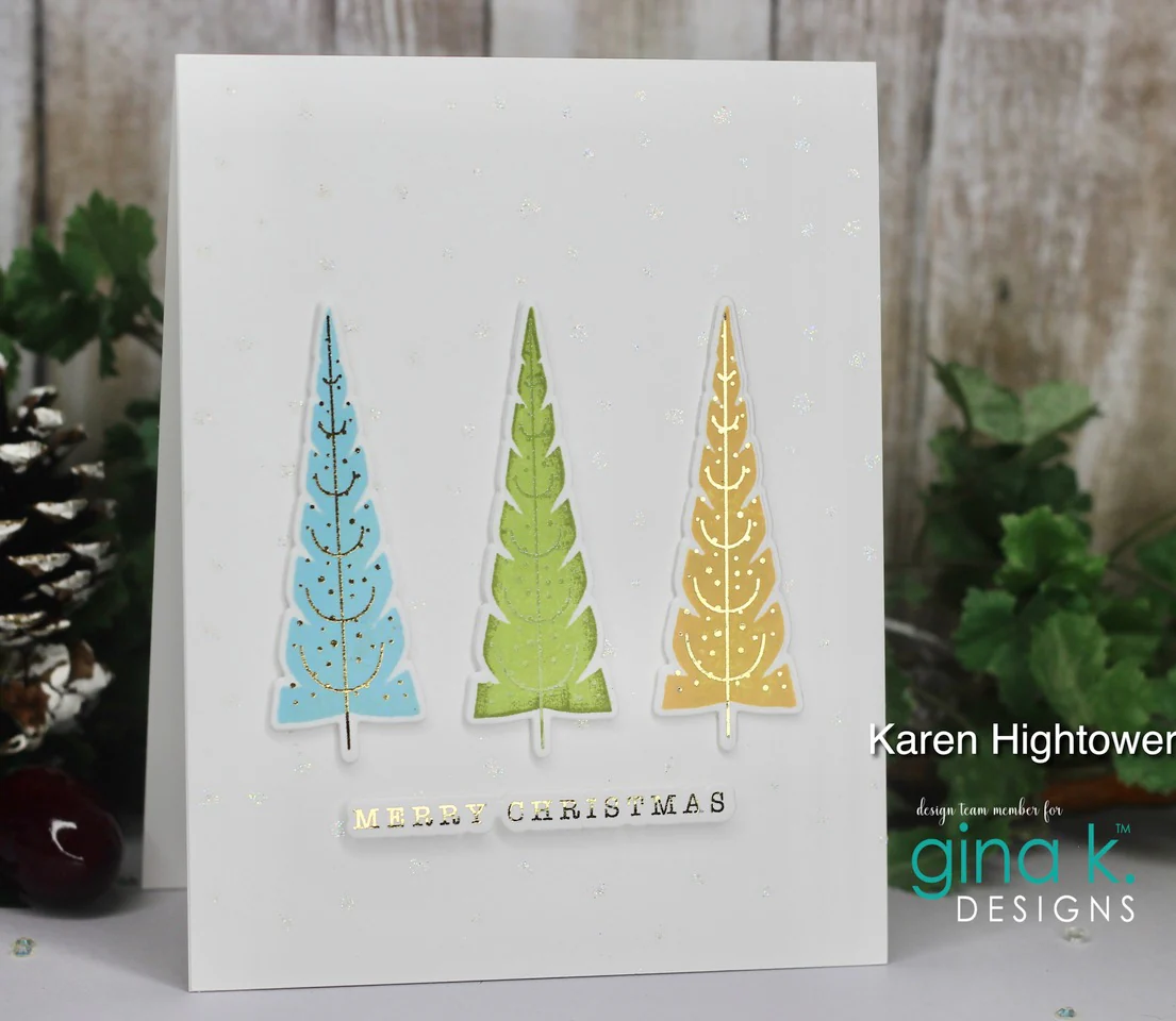 POLY-GLAZE Foiling Sheets- O Christmas Tree - Image 2