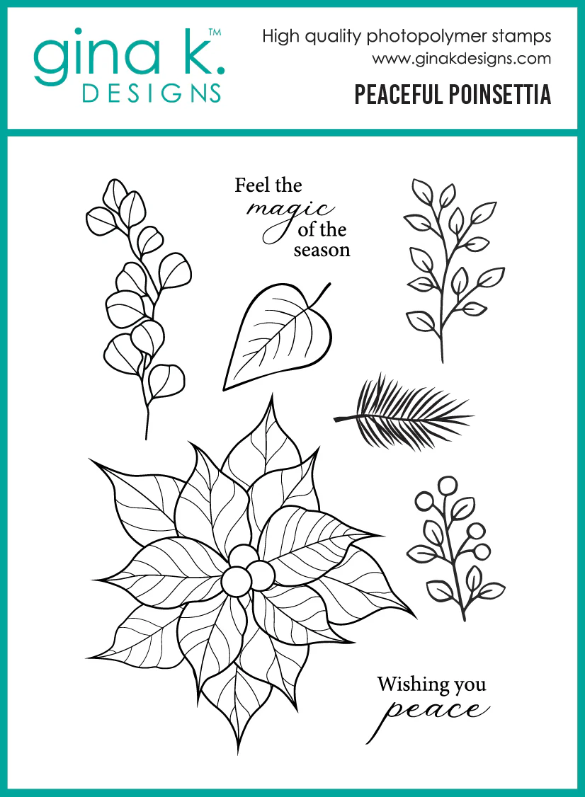 STAMPS- Peaceful Poinsettia