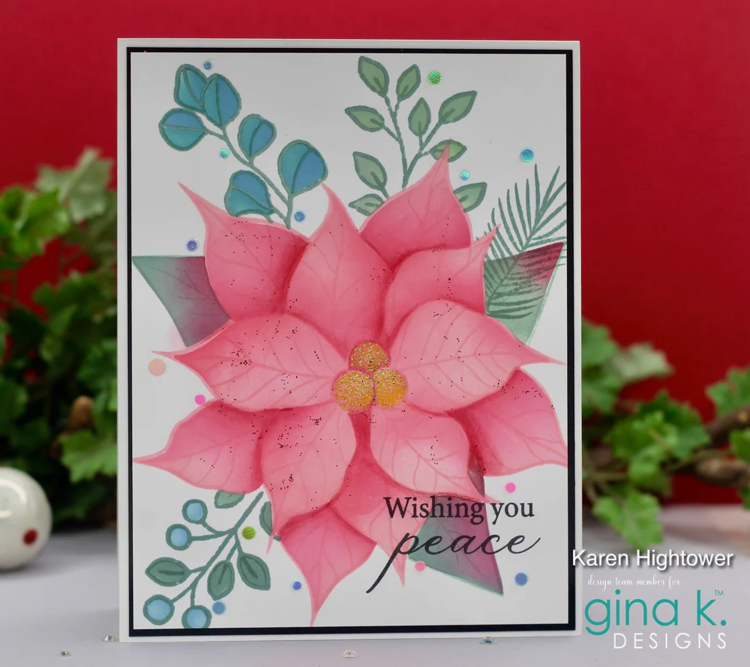 STAMPS- Peaceful Poinsettia - Image 4