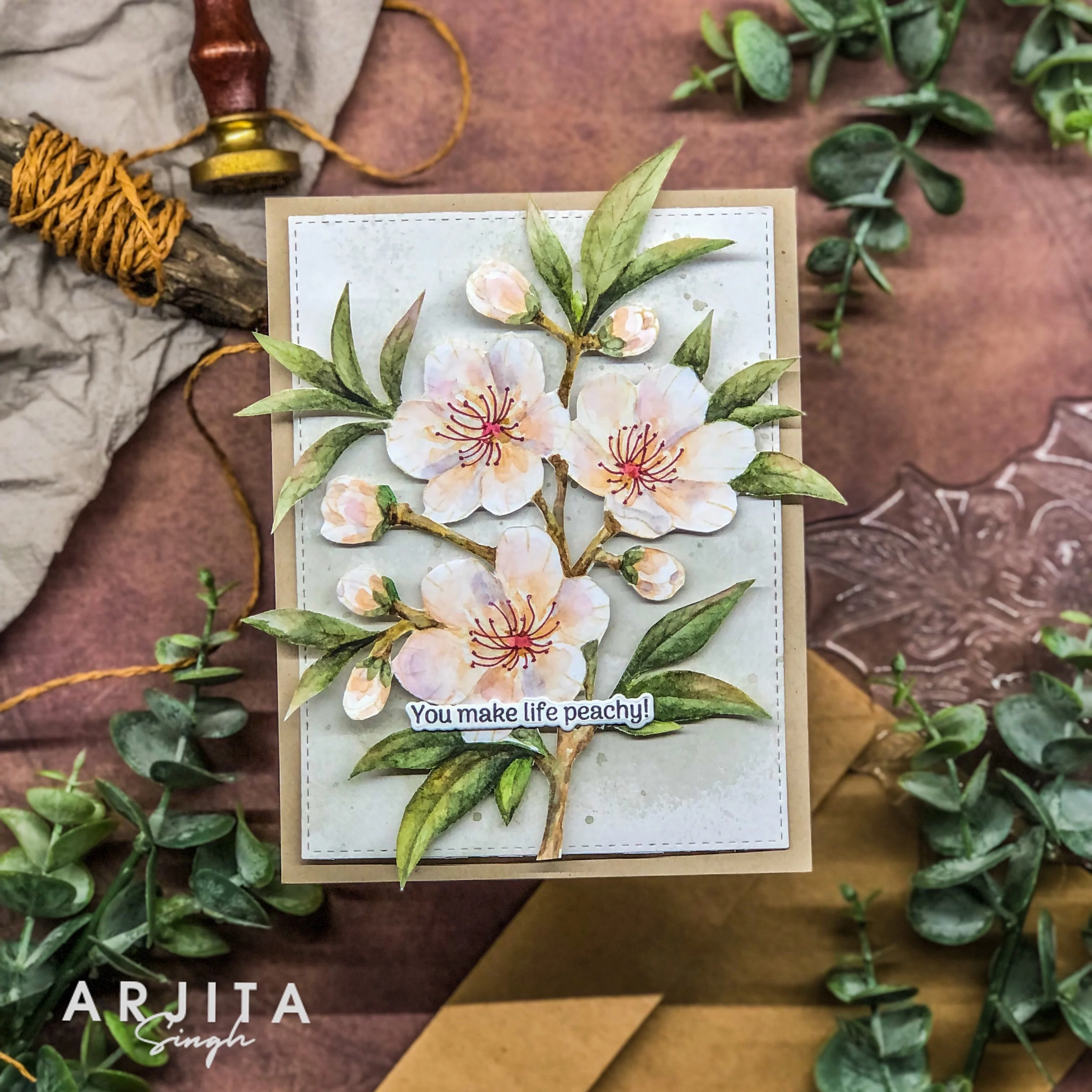 *STAMPS- Peach Blossoms - Image 4