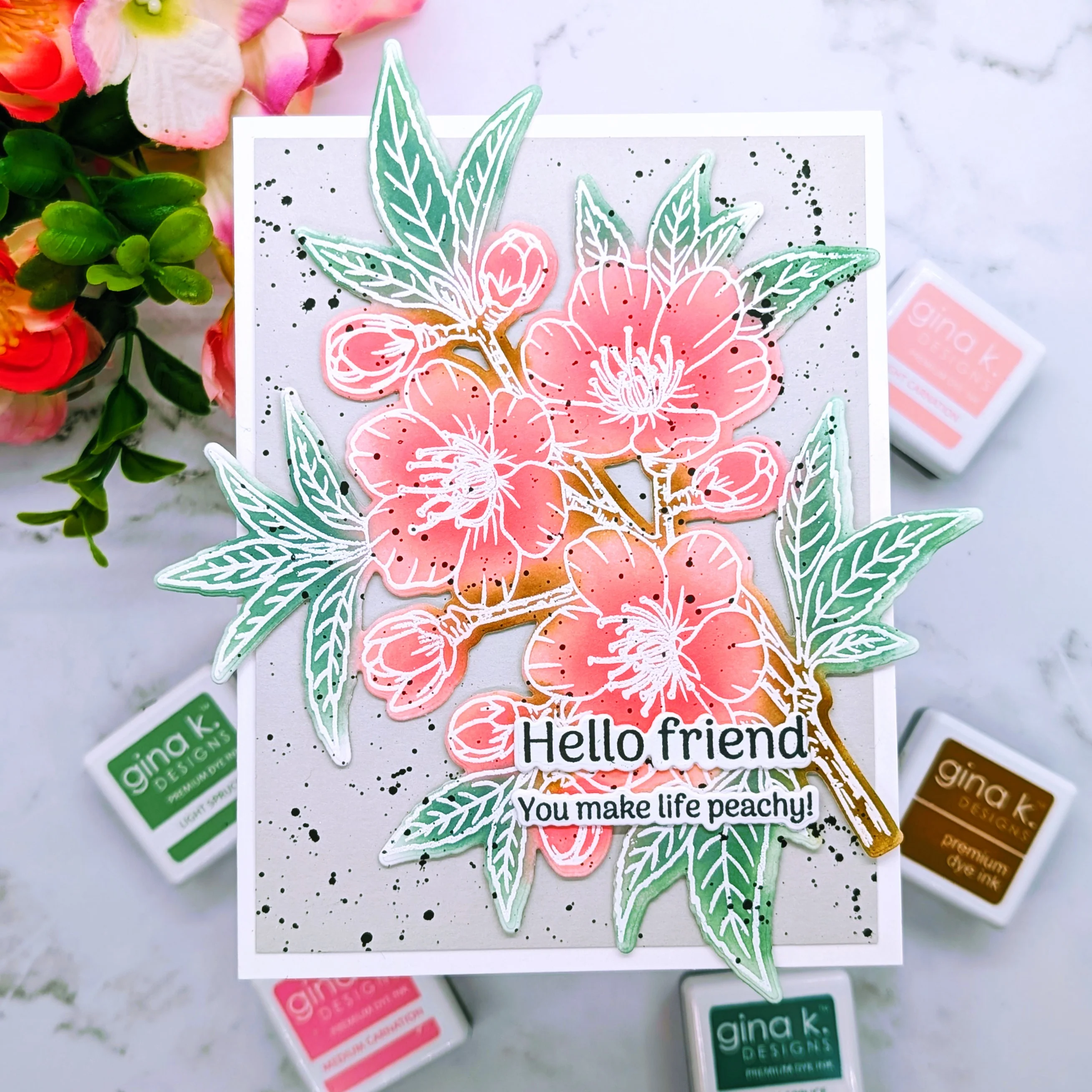 *STAMPS- Peach Blossoms - Image 8