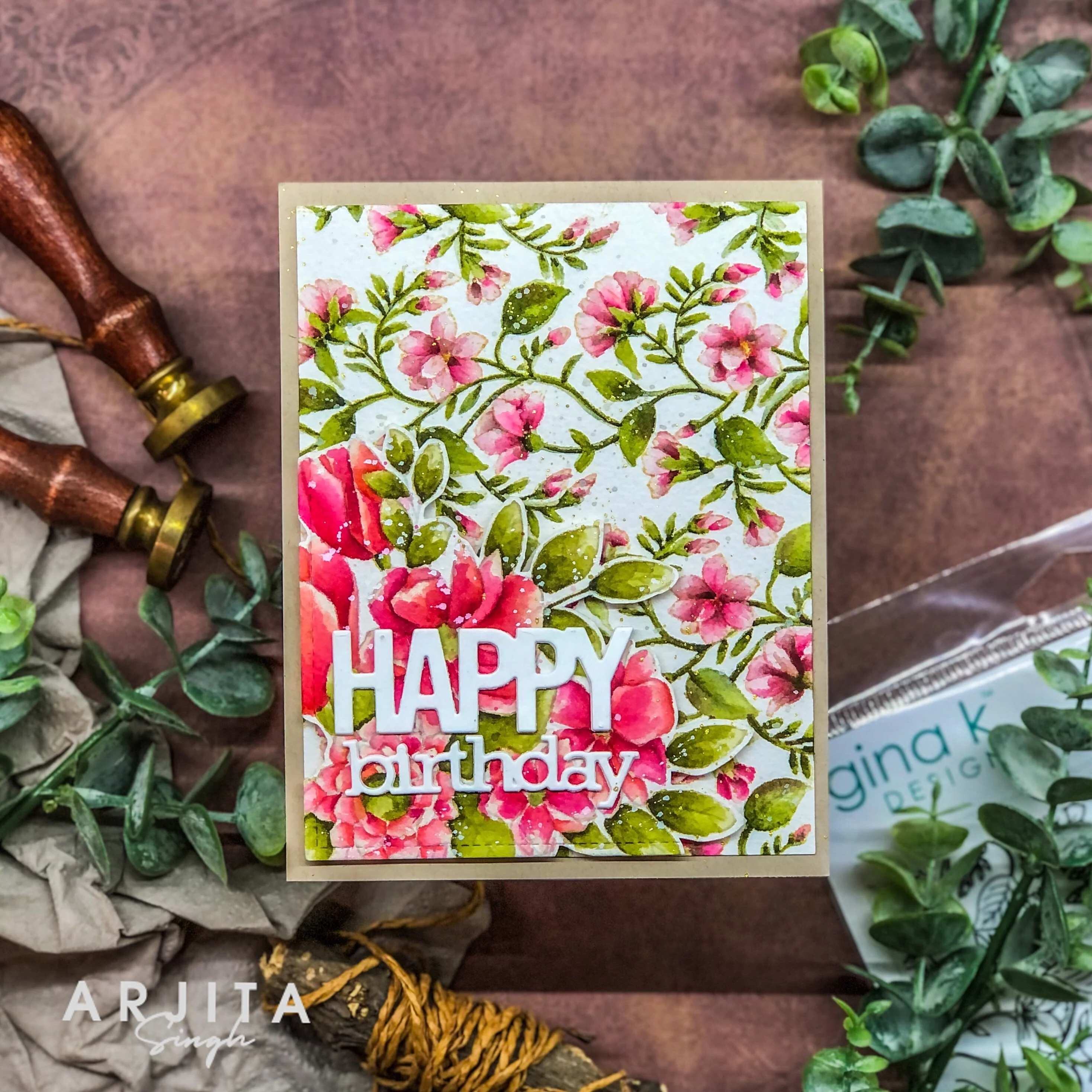 STAMPS- Planted to Bloom Background Stamp - Image 3
