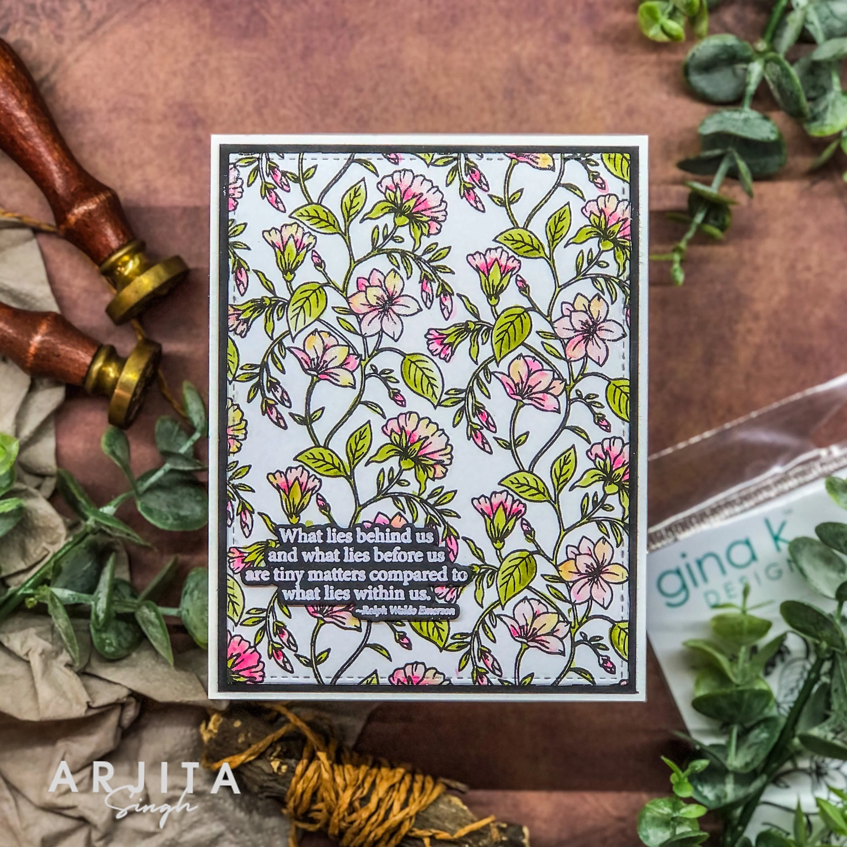 STAMPS- Planted to Bloom Background Stamp - Image 4