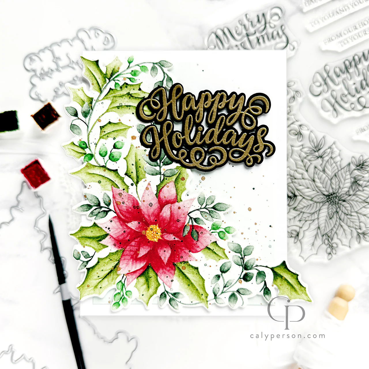 STAMPS- Pristine Poinsettia - Image 2