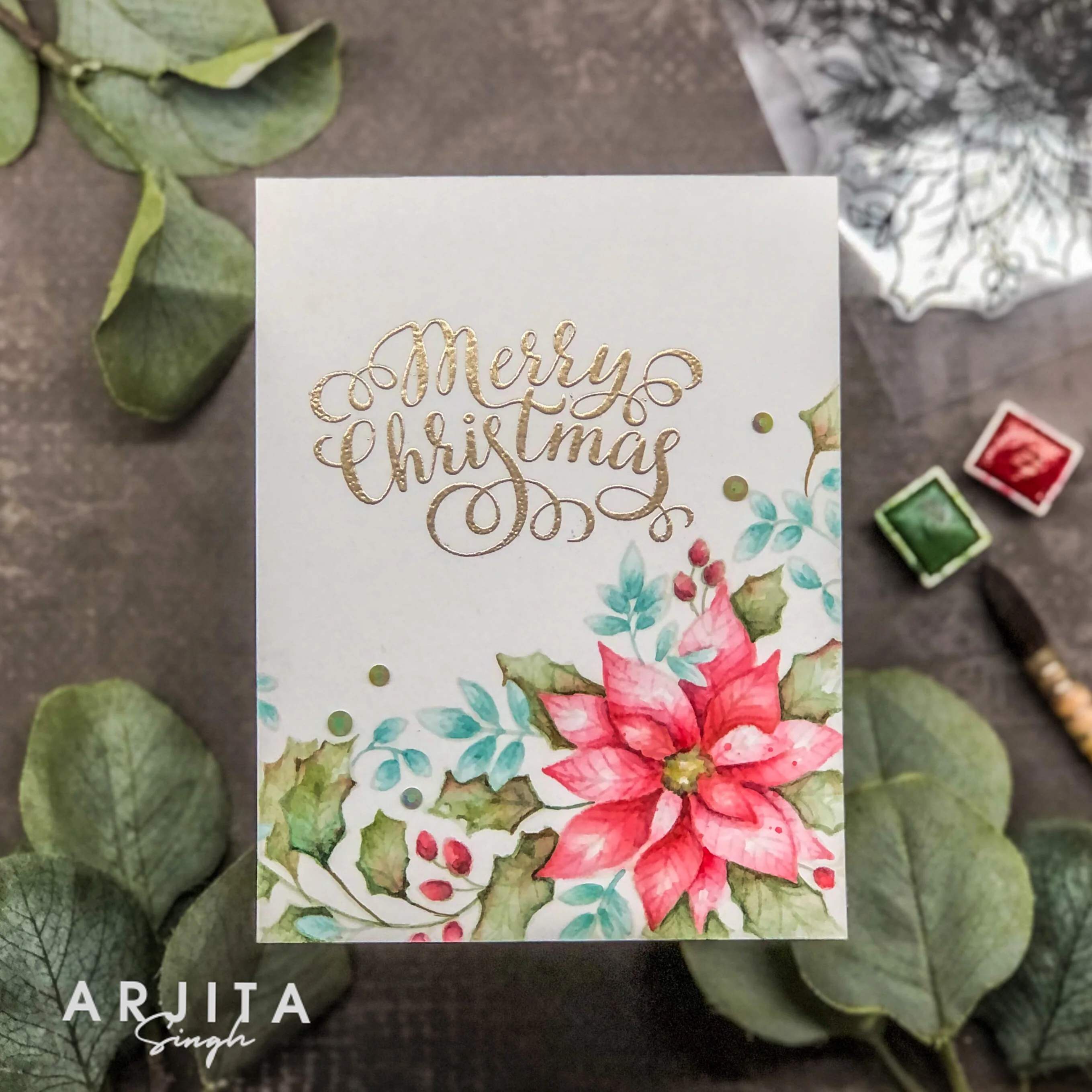 STAMPS- Pristine Poinsettia - Image 3